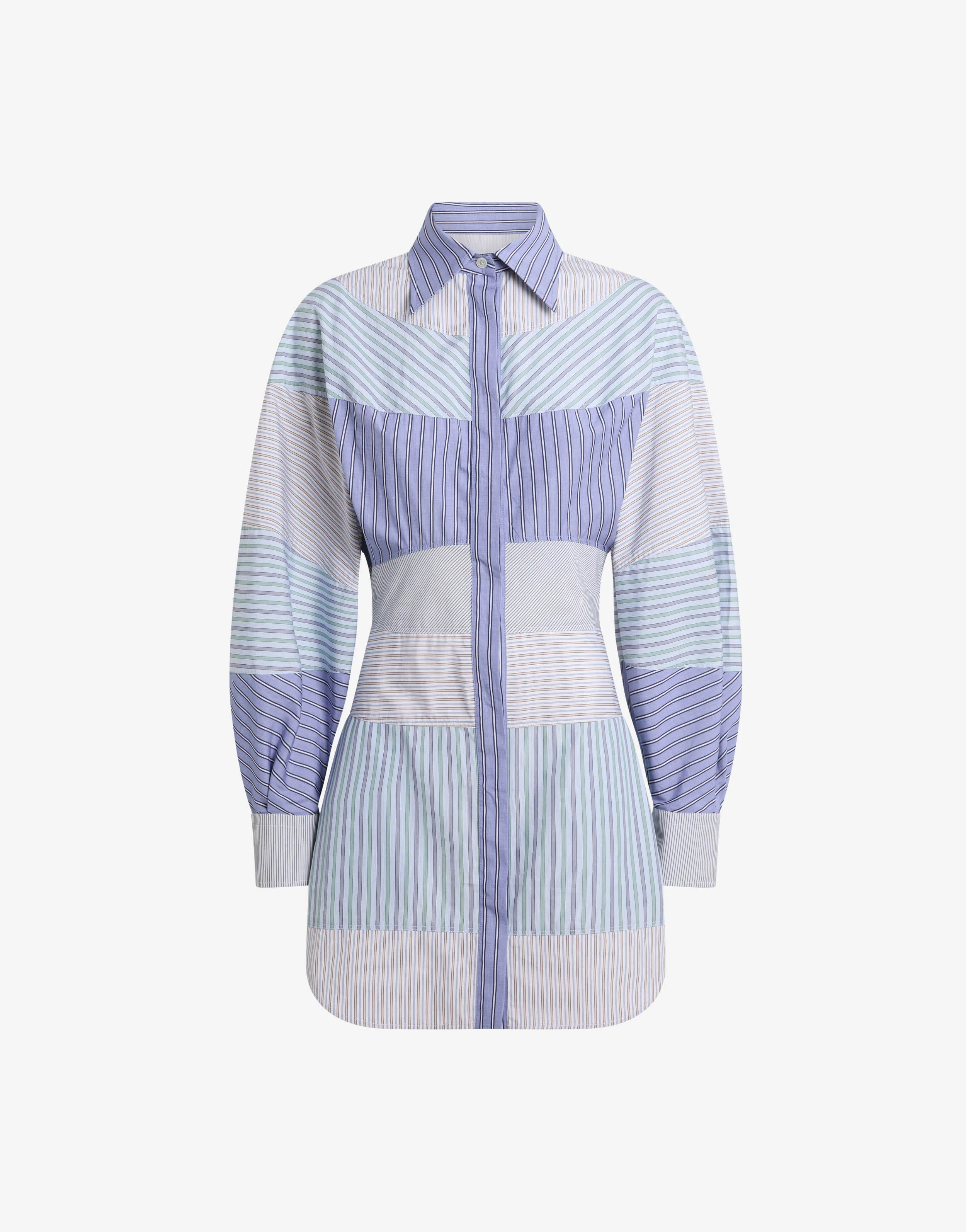 Printed cotton poplin dress - Image 4