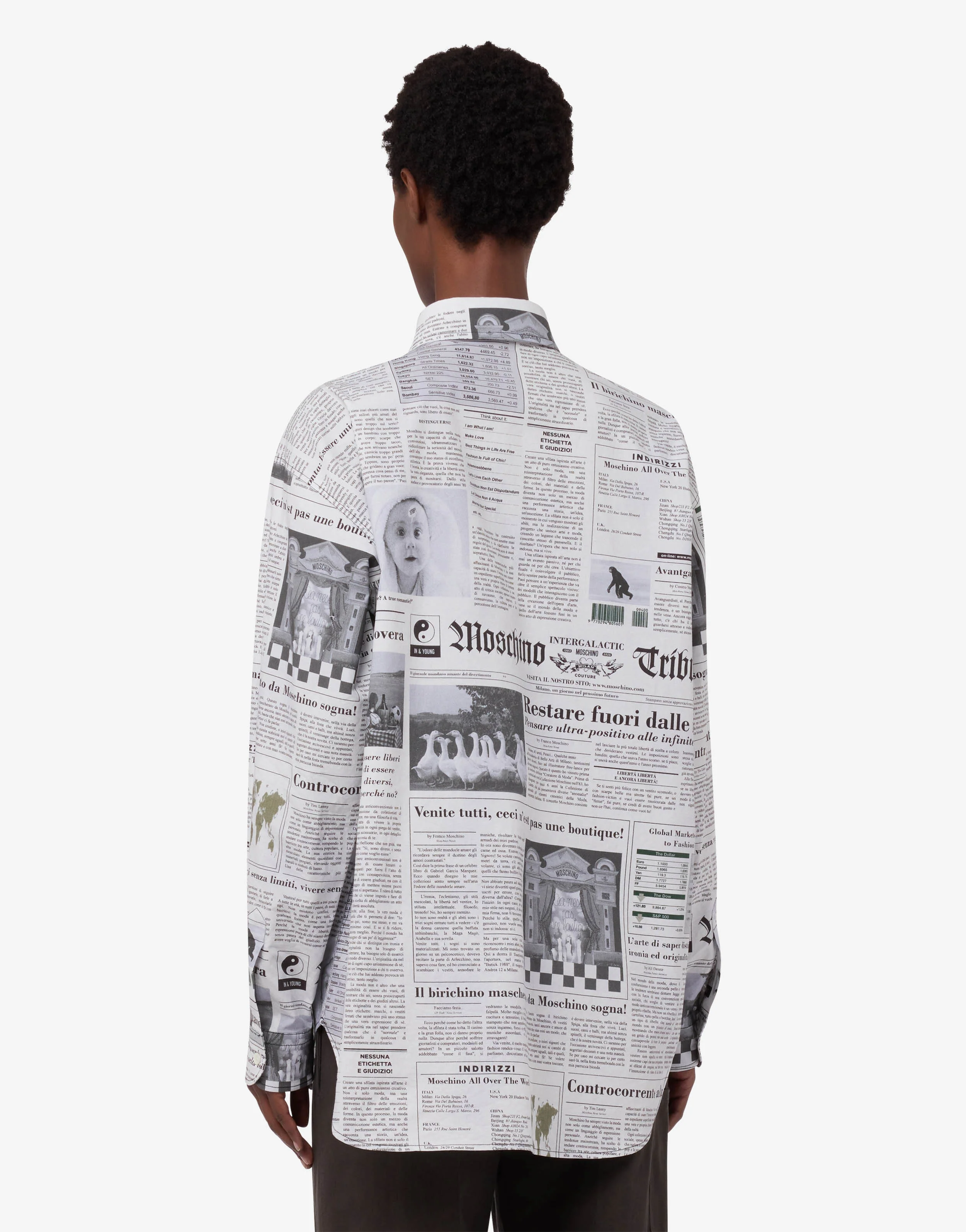 Printed cotton poplin shirt - Image 2