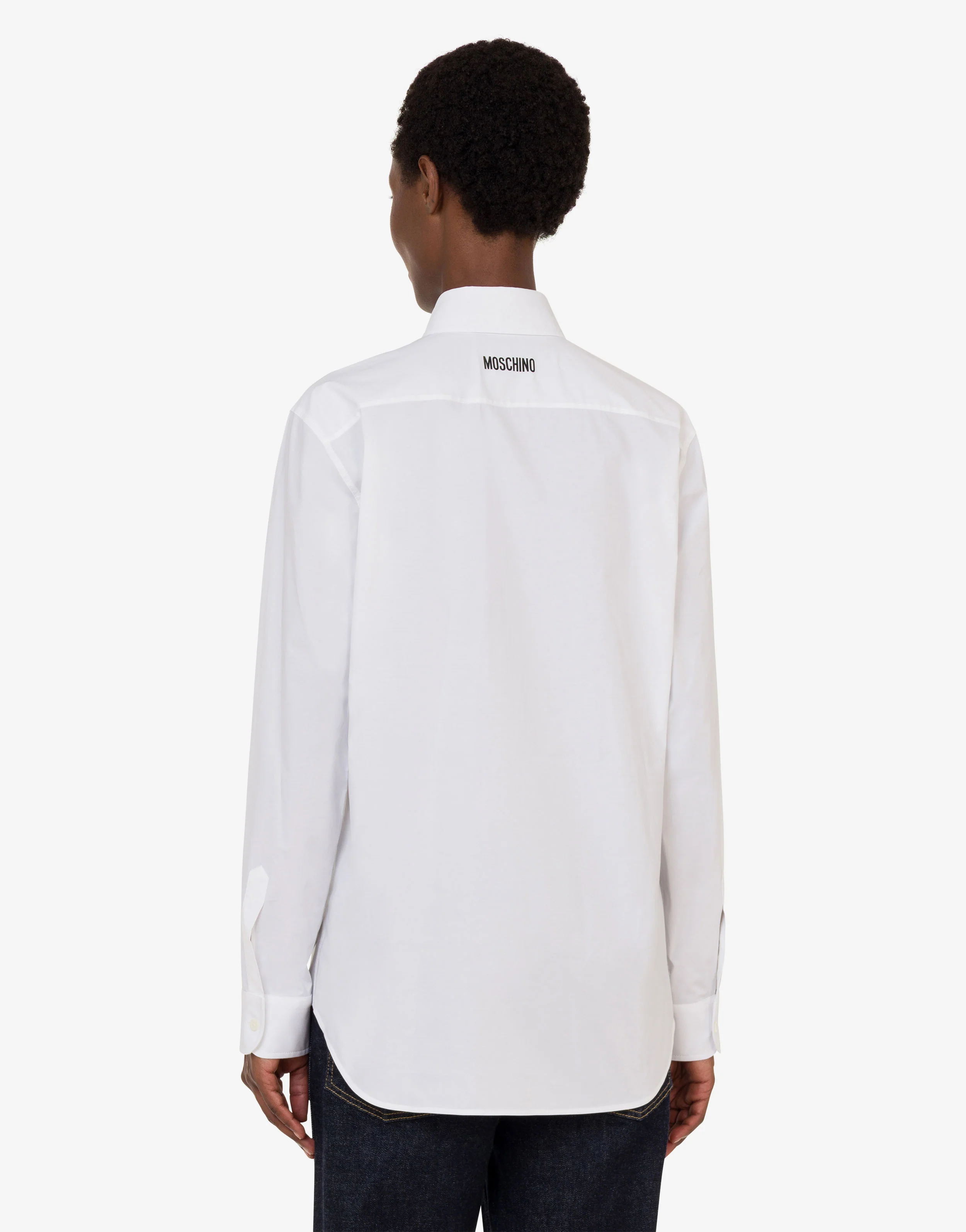Printed cotton poplin shirt - Image 4