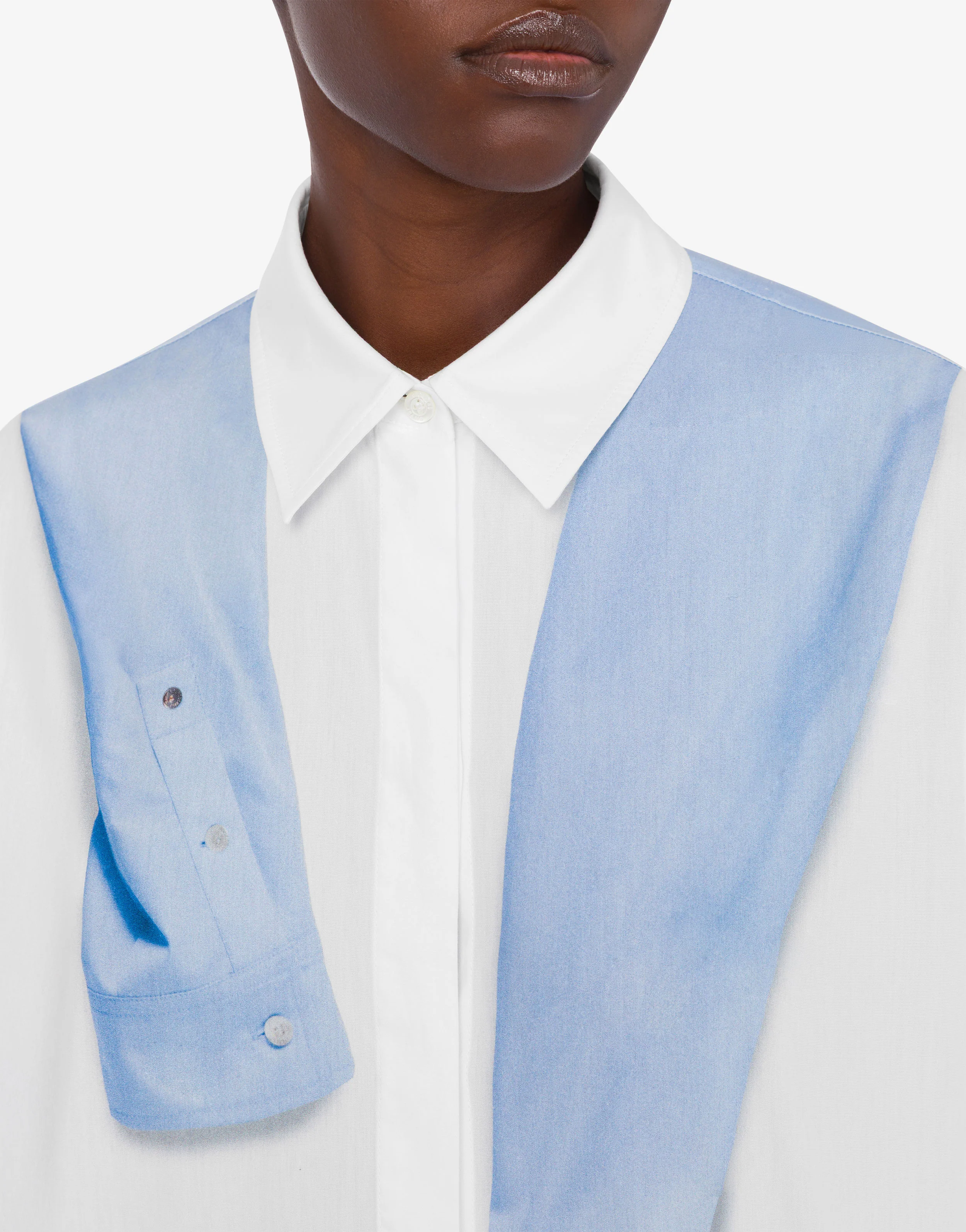 Printed cotton poplin shirt - Image 4