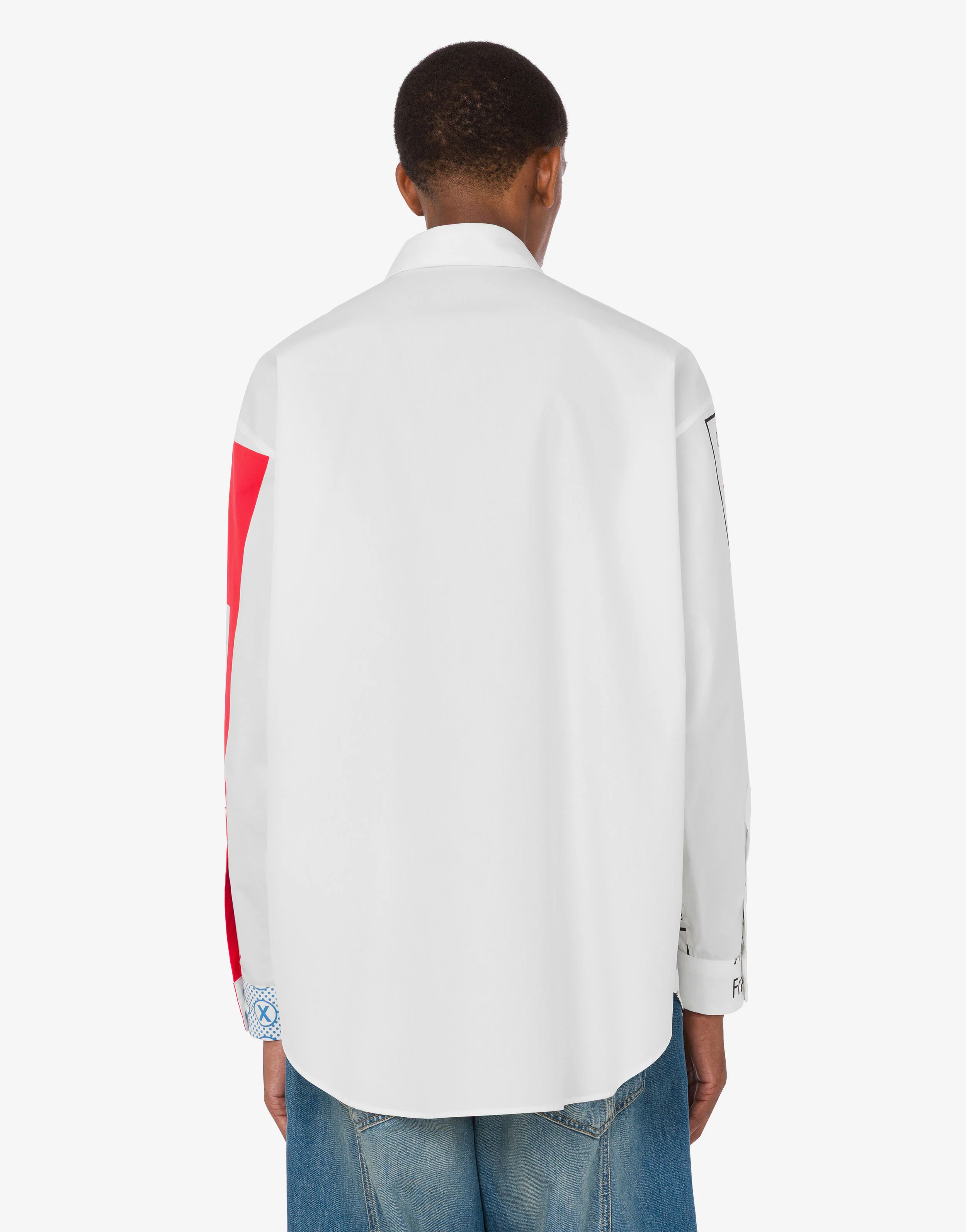 Printed cotton poplin shirt - Image 4