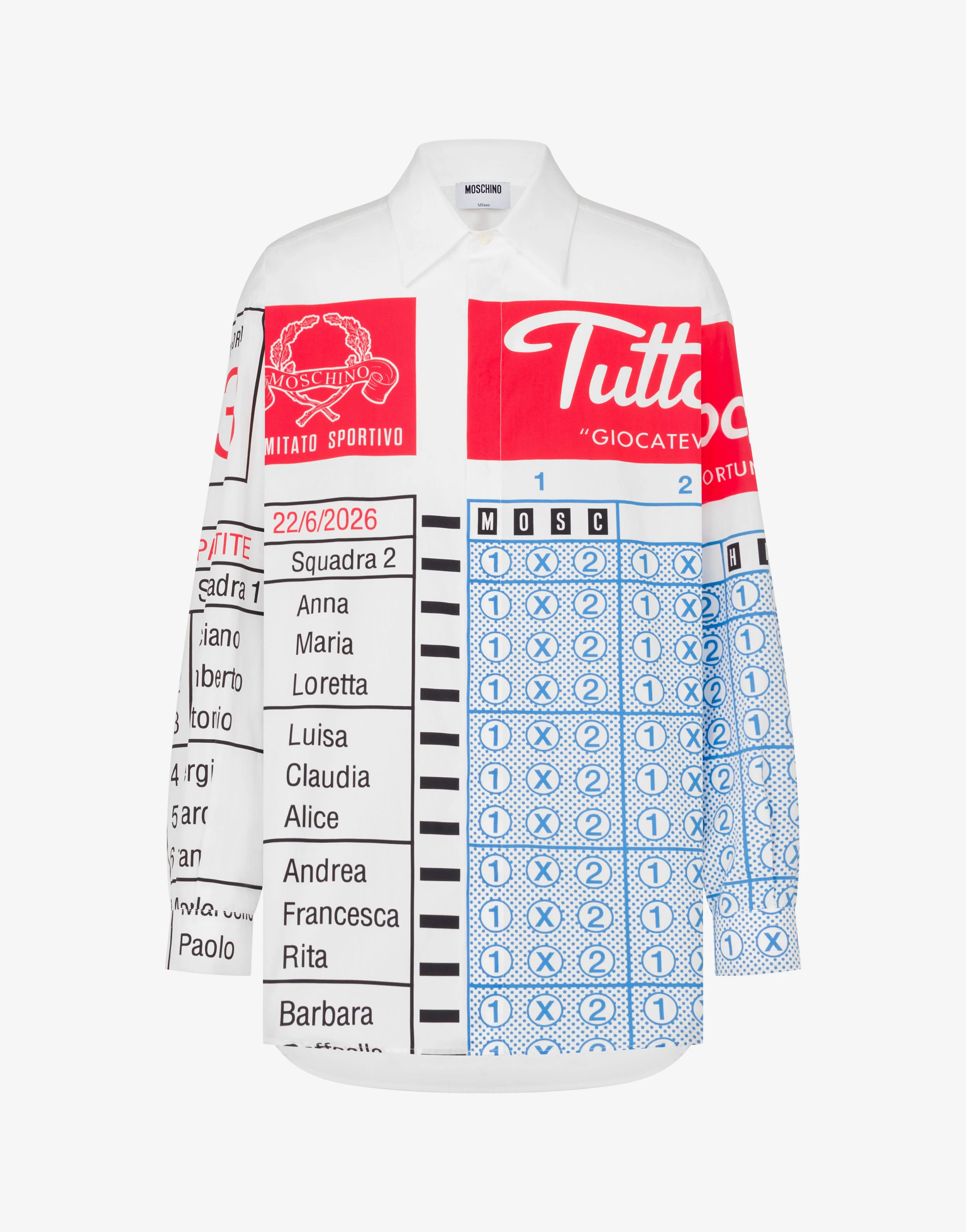 Printed cotton poplin shirt - Image 5