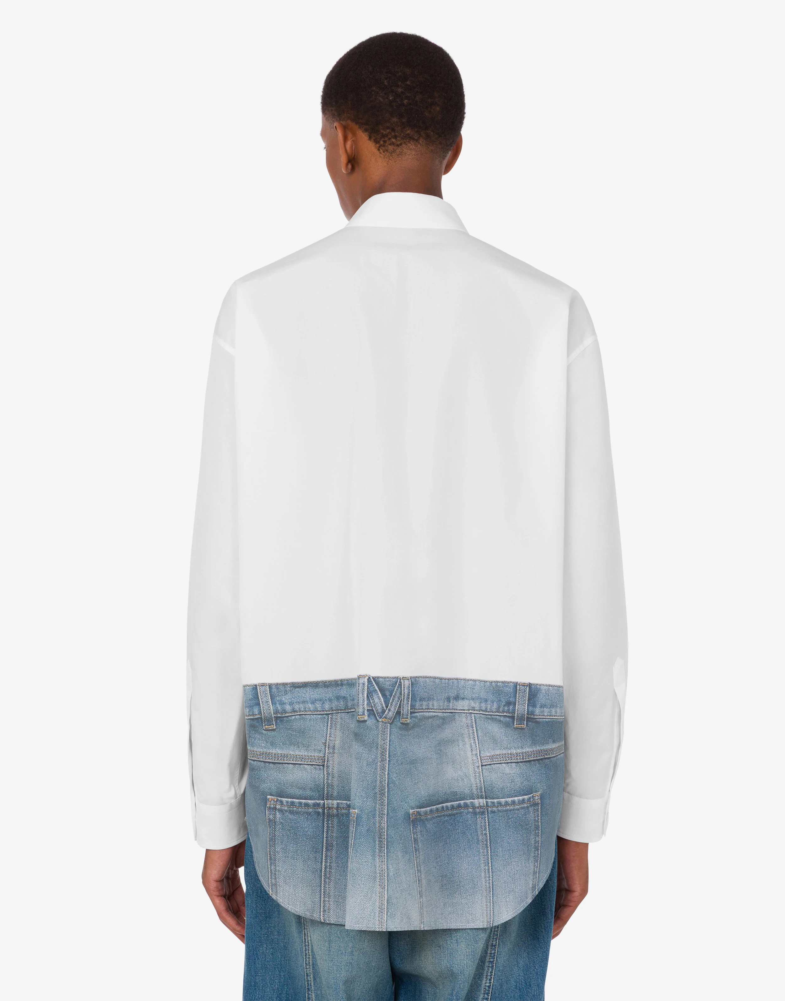 Printed cotton poplin shirt - Image 3