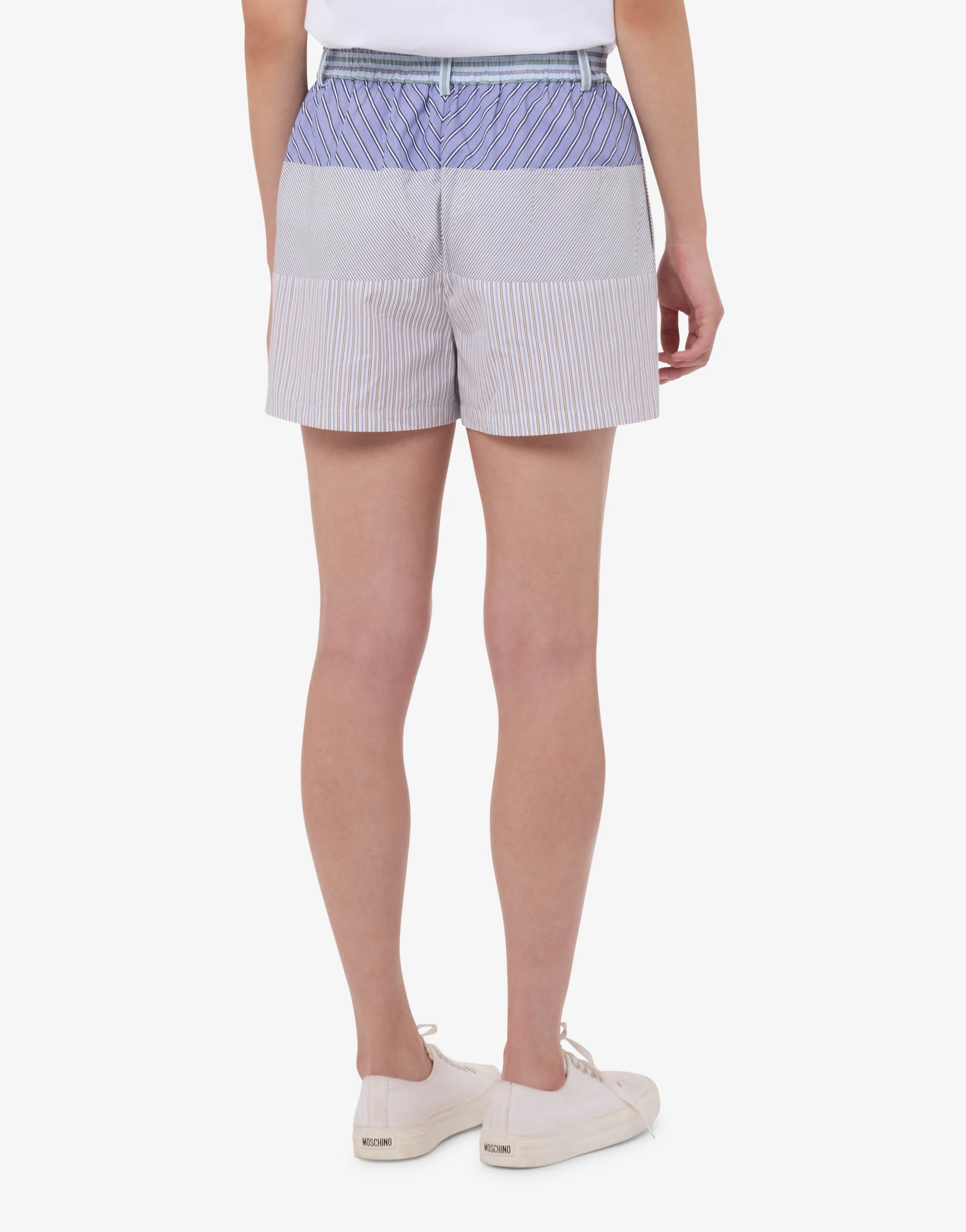 Printed cotton poplin shorts - Image 3