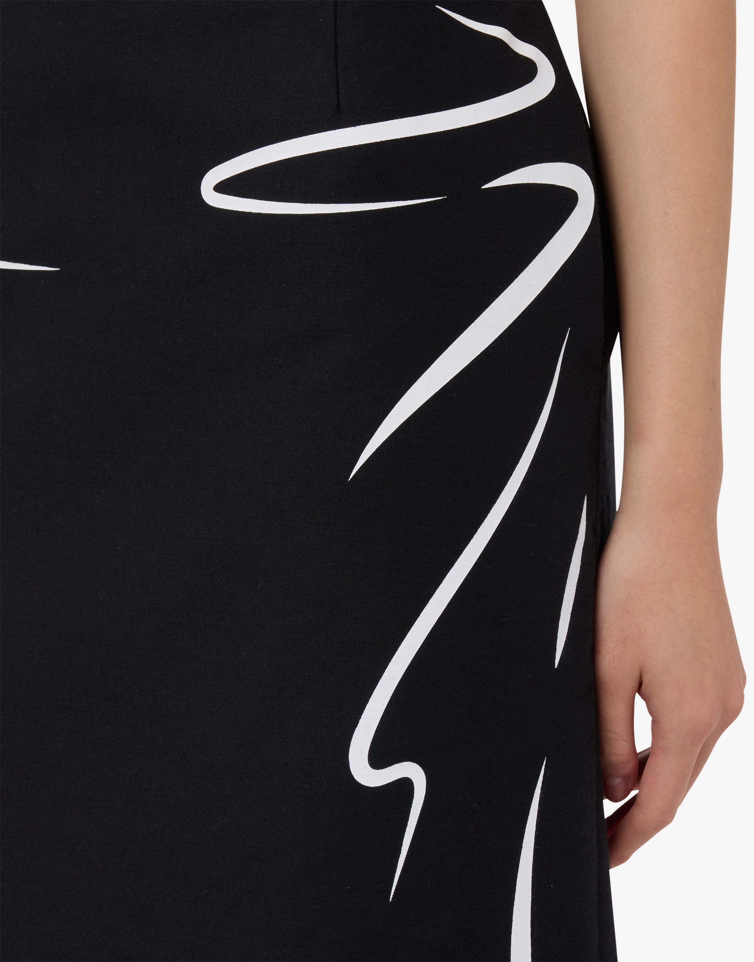 Printed cotton skirt - Image 4