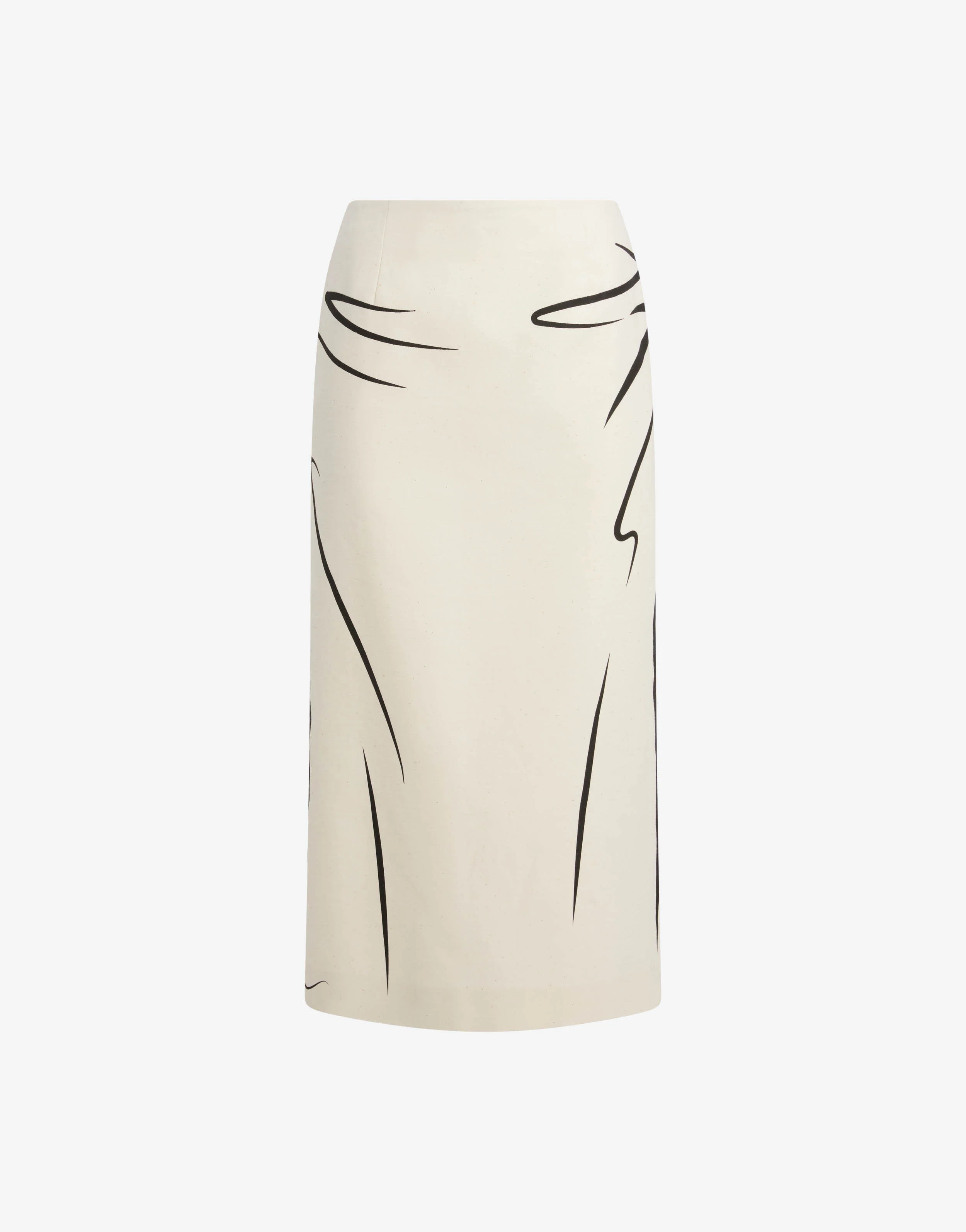 Printed cotton skirt - Image 5