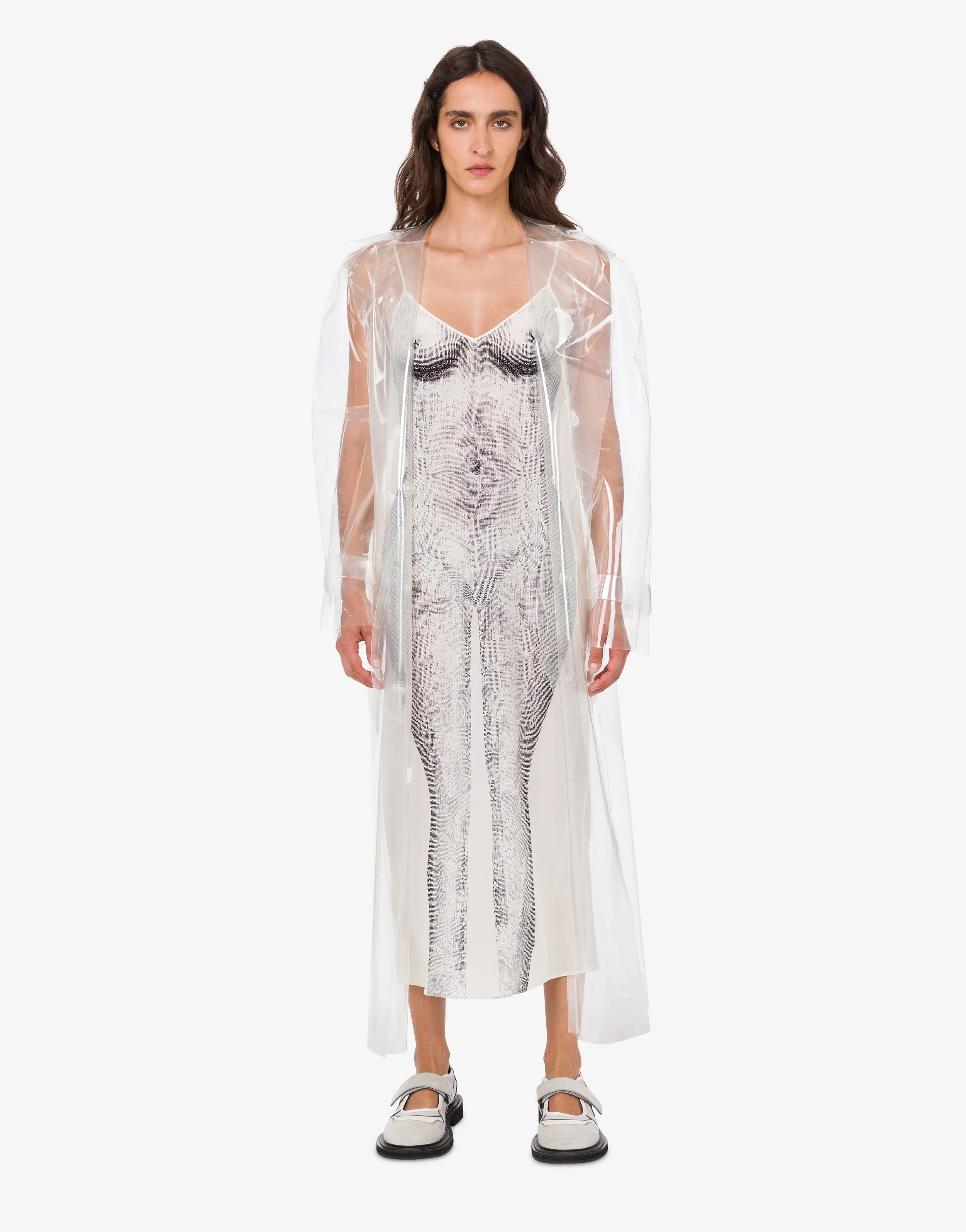 Printed crepe dress - Image 2
