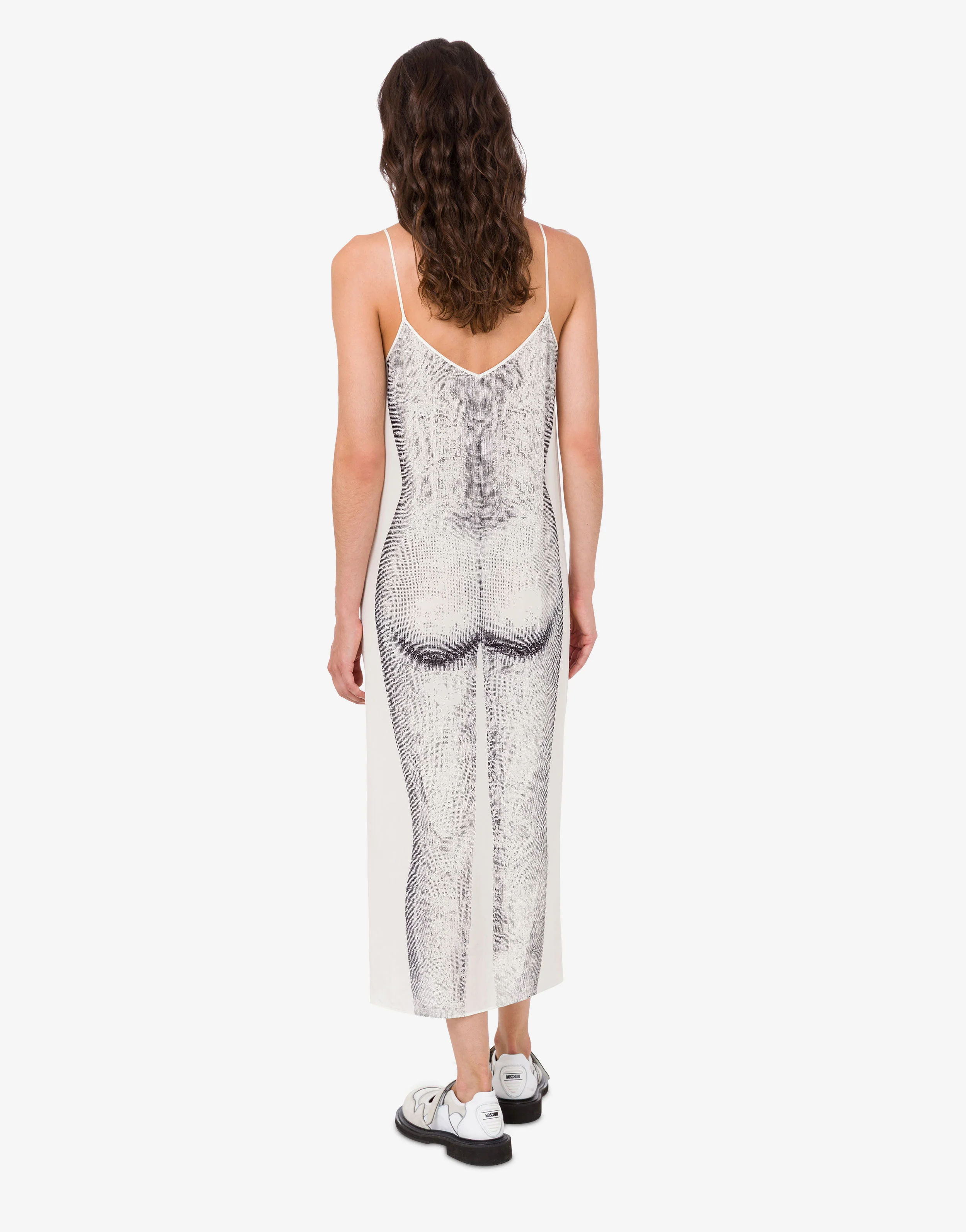 Printed crepe dress - Image 4