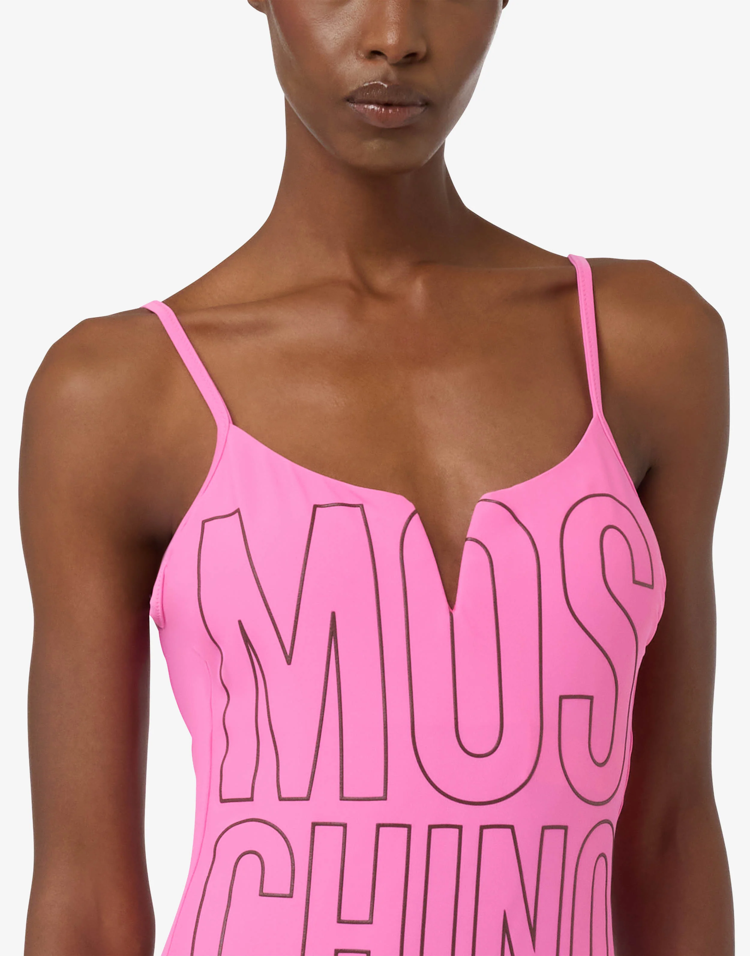 Printed Lycra one-piece swimsuit - Image 3