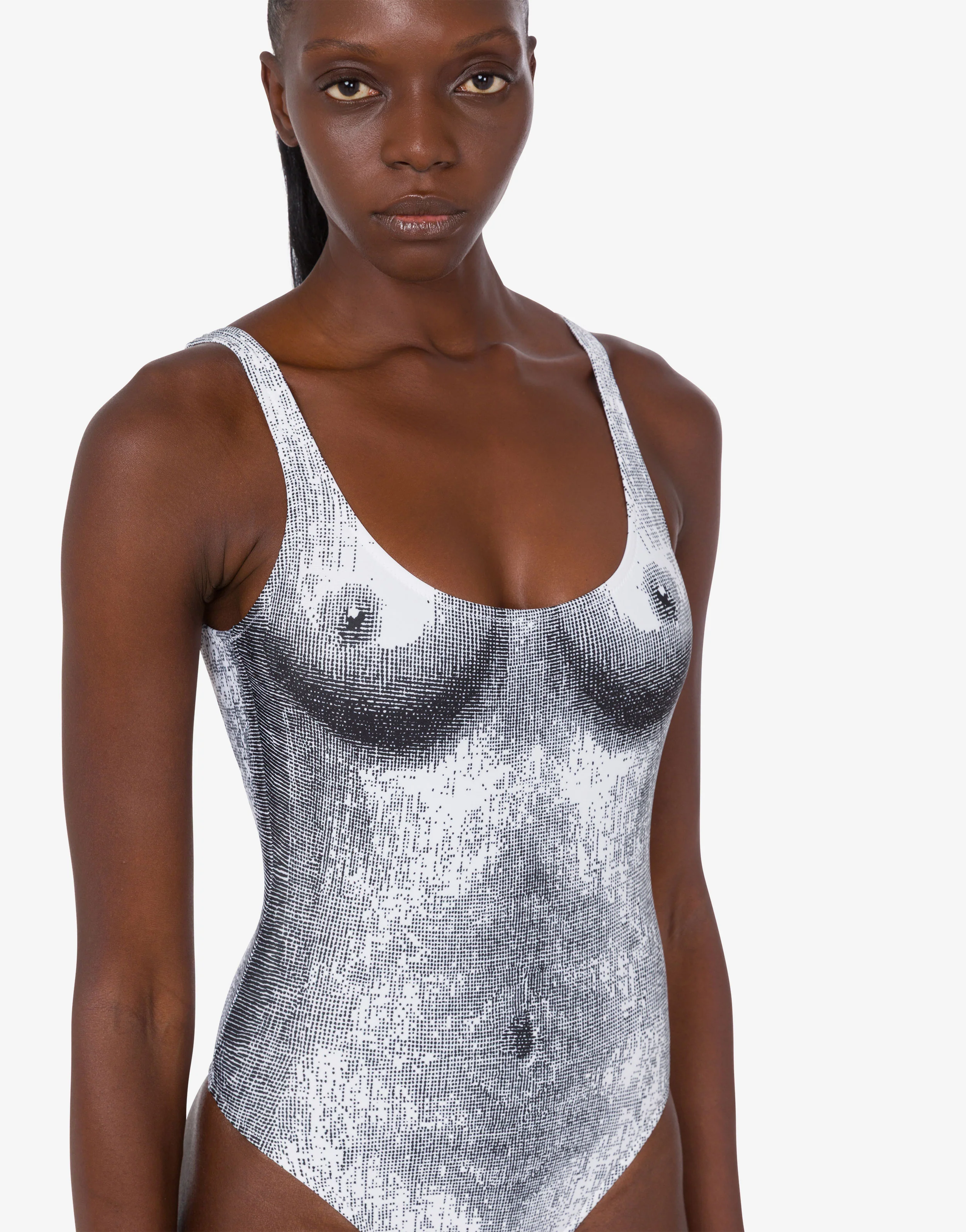 Printed lycra one-piece swimsuit - Image 4