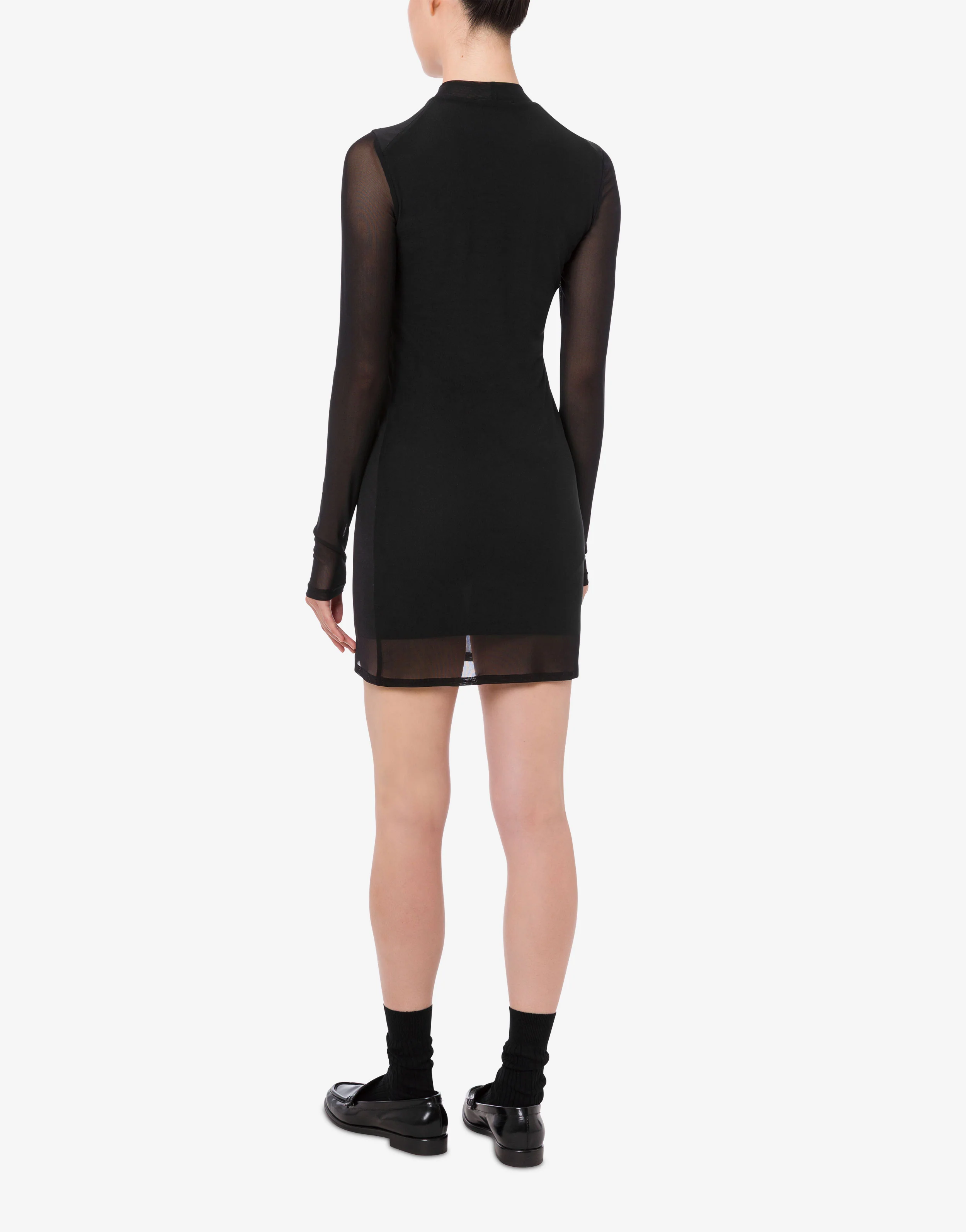 Printed mesh dress - Image 3