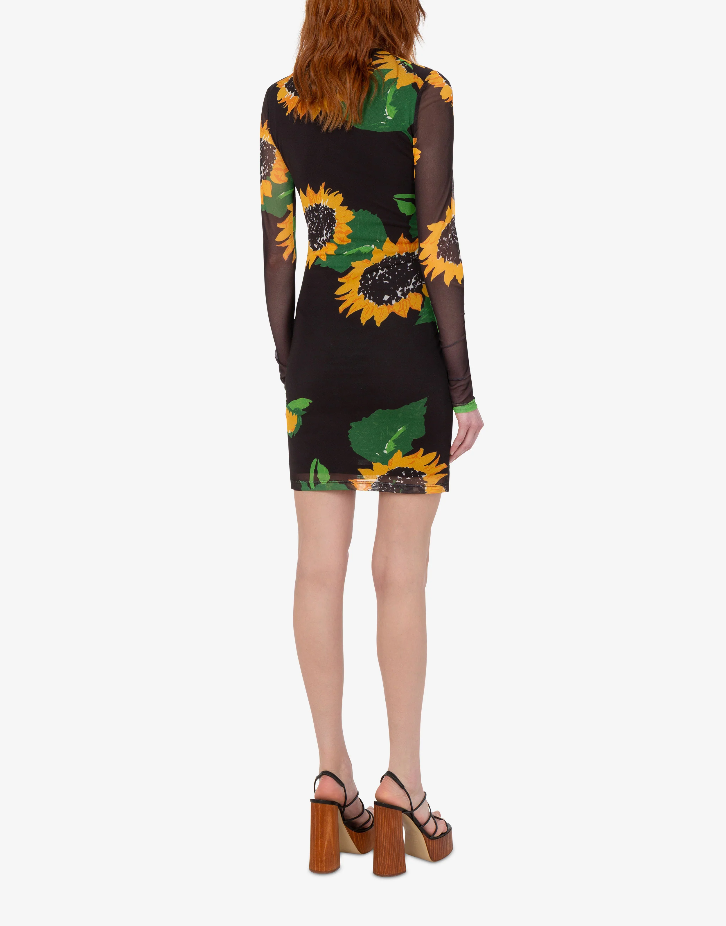 Printed mesh dress - Image 3