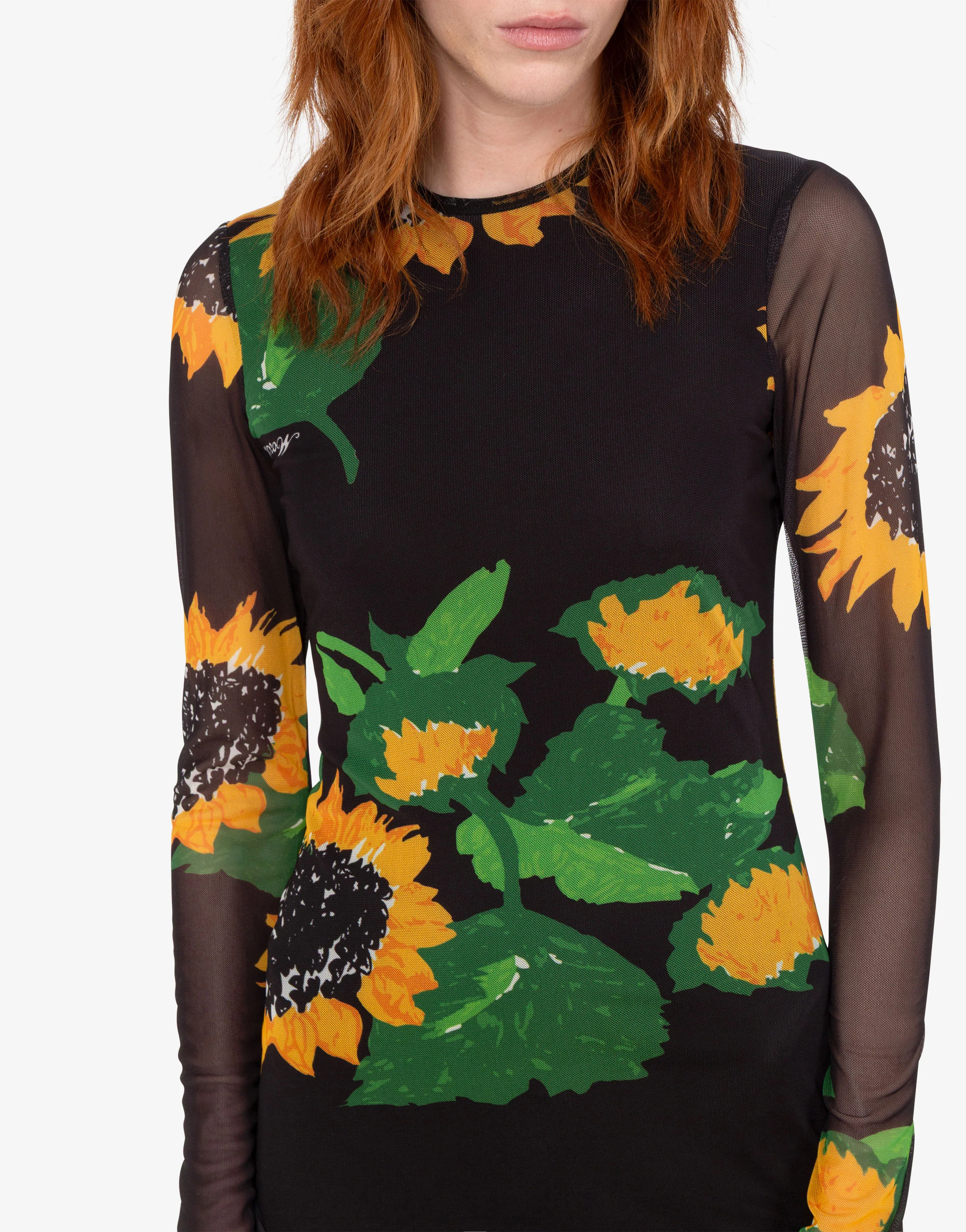 Printed mesh dress - Image 4