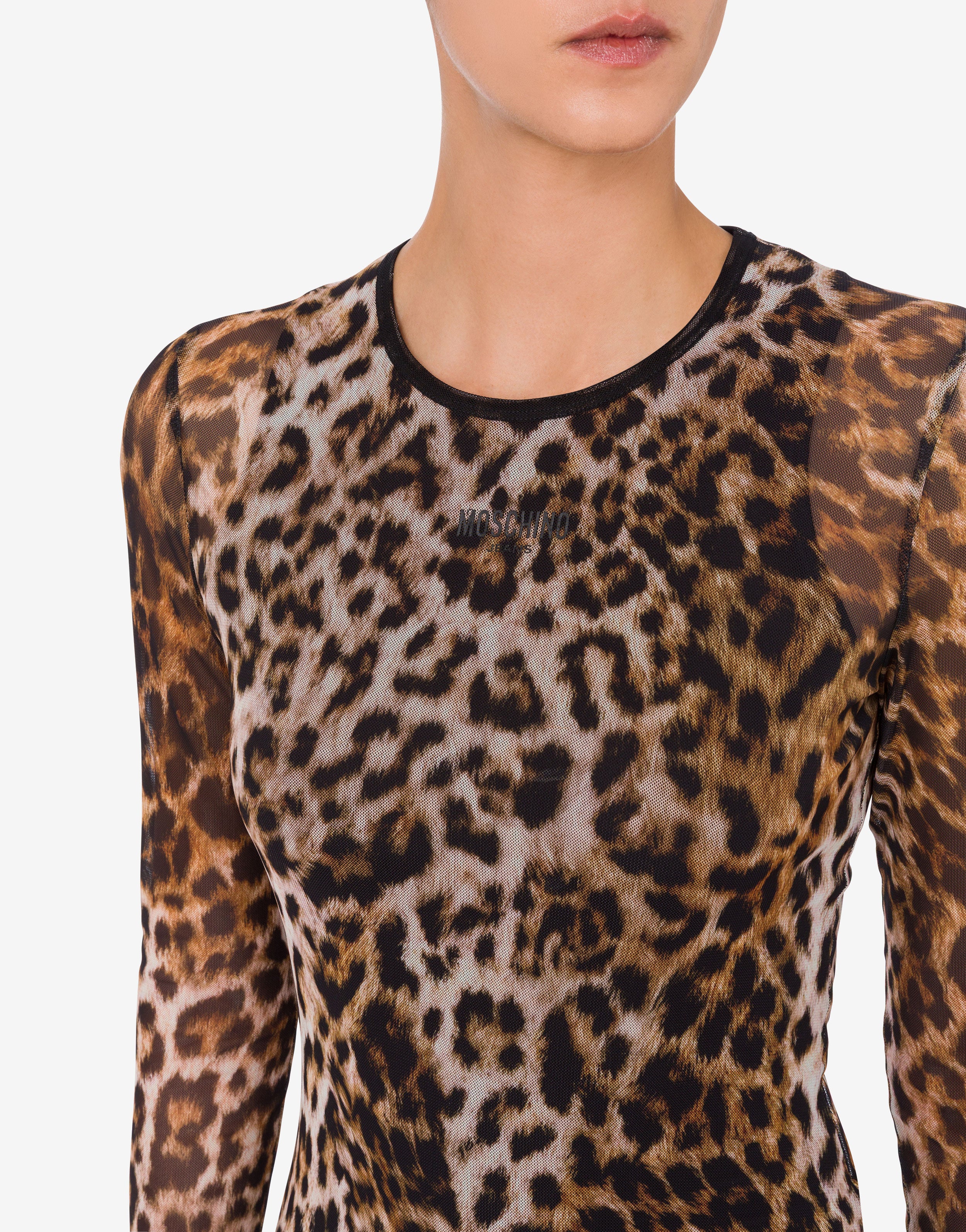 Printed mesh dress - Image 4