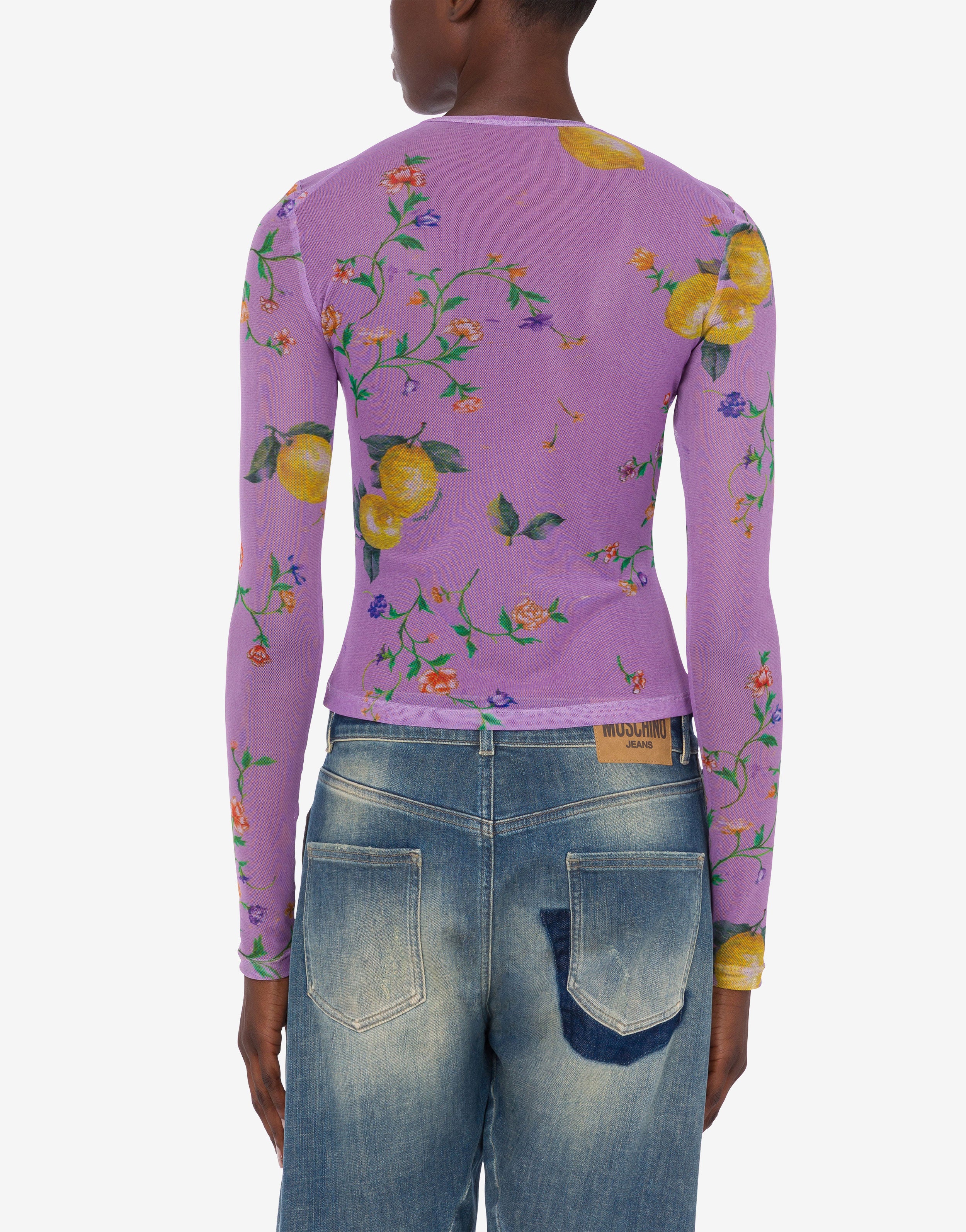 Printed mesh T-shirt - Image 3