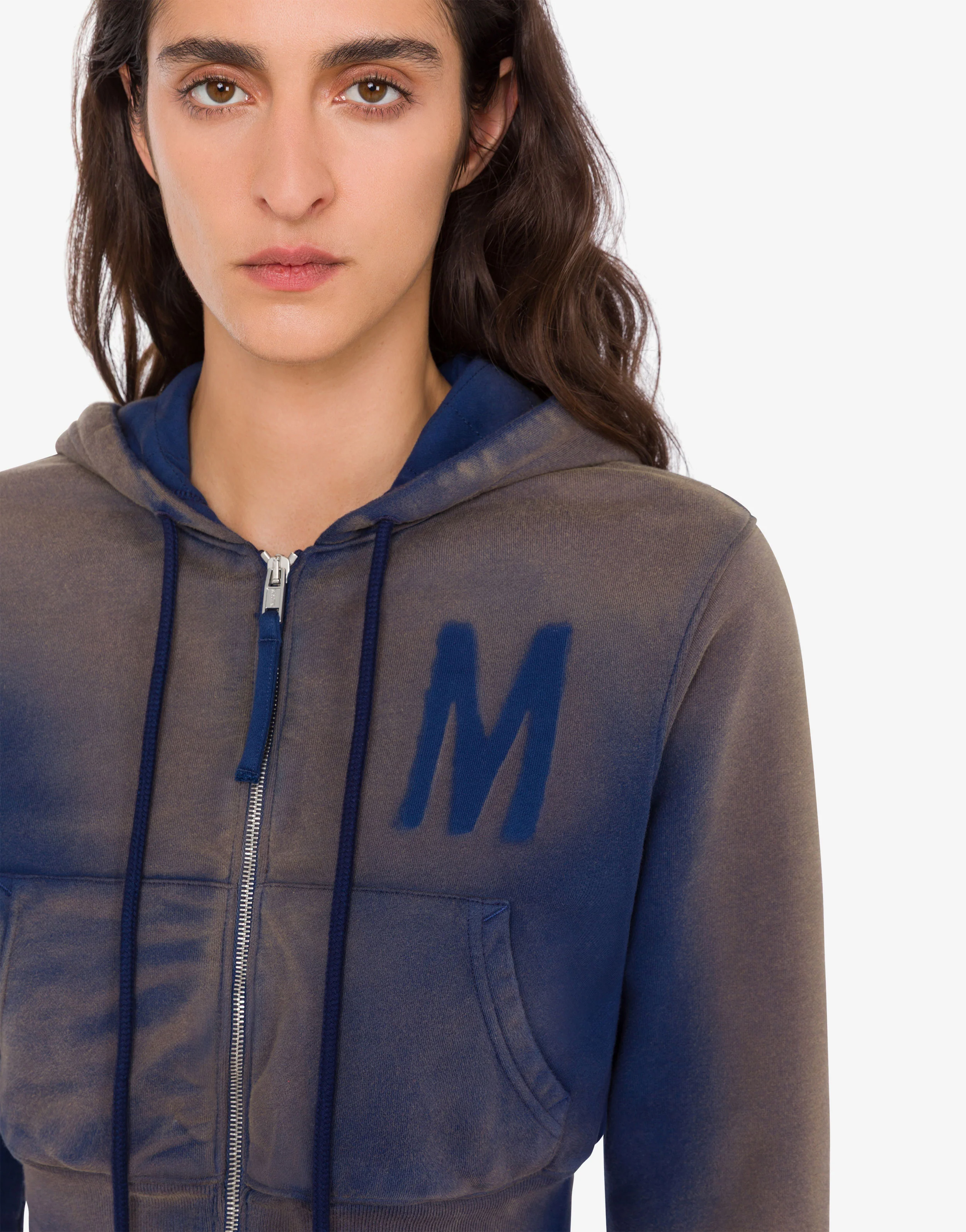 Printed organic cotton crop sweatshirt - Image 4