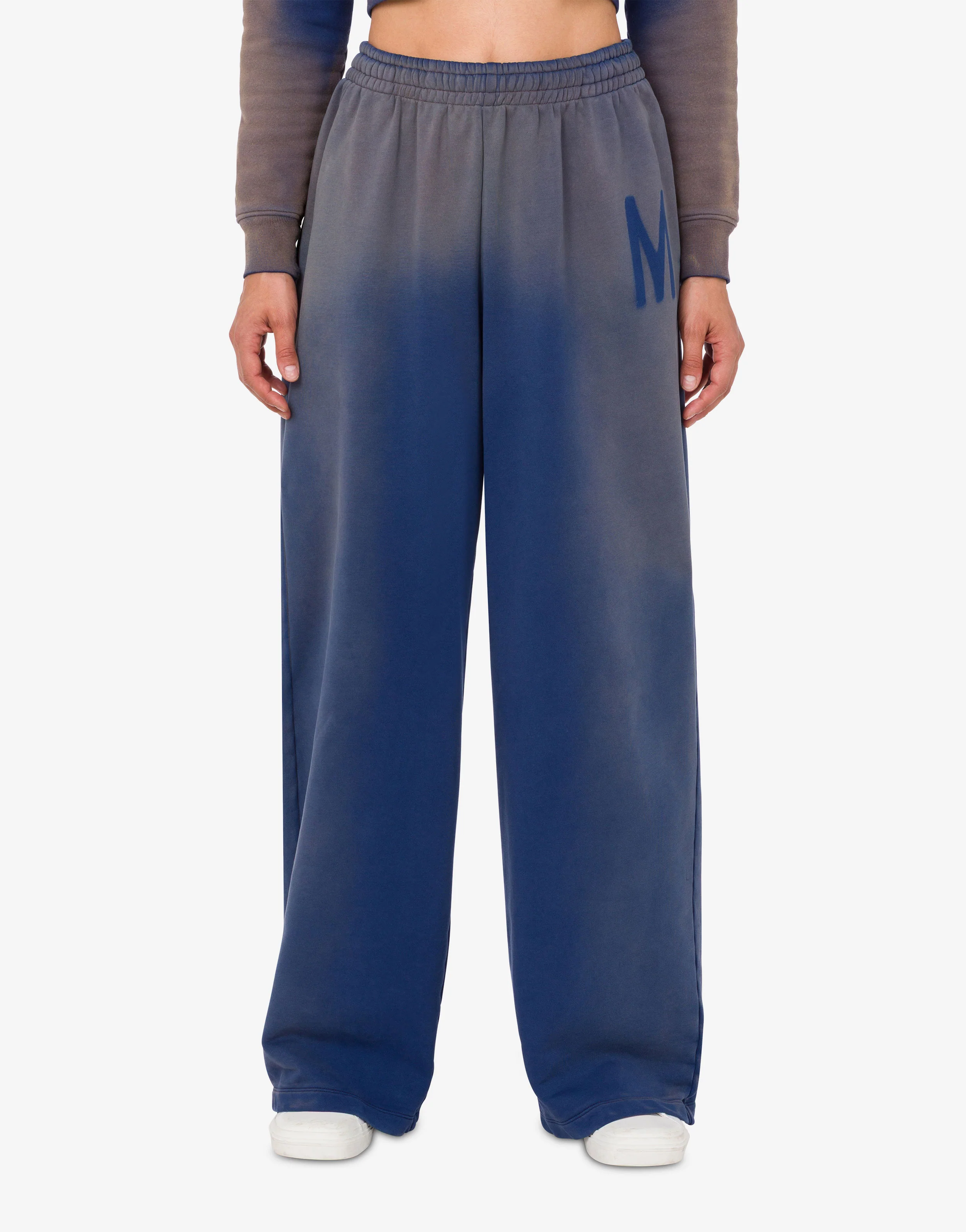 Printed organic cotton fleece pants - Image 3