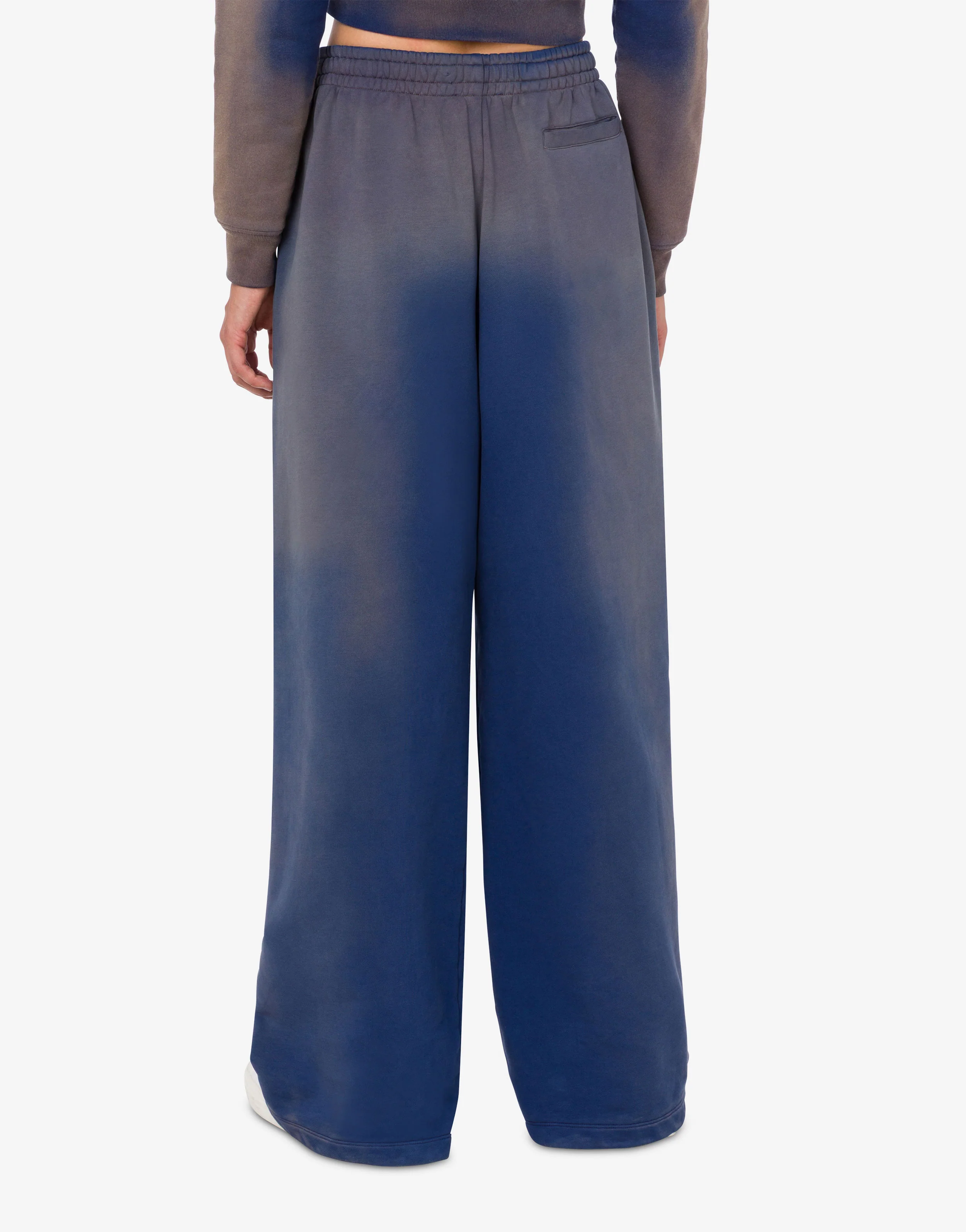 Printed organic cotton fleece pants - Image 4