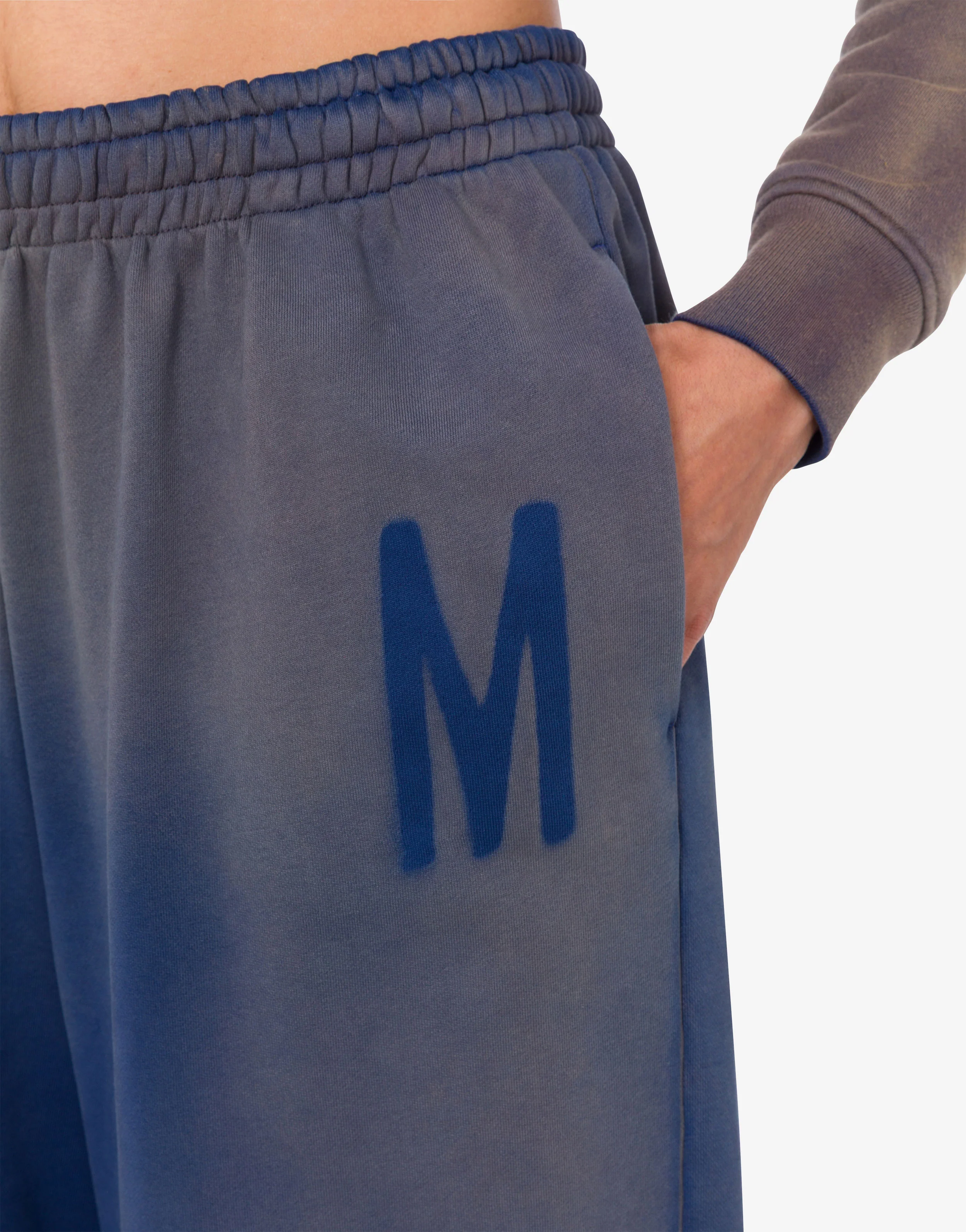 Printed organic cotton fleece pants - Image 5