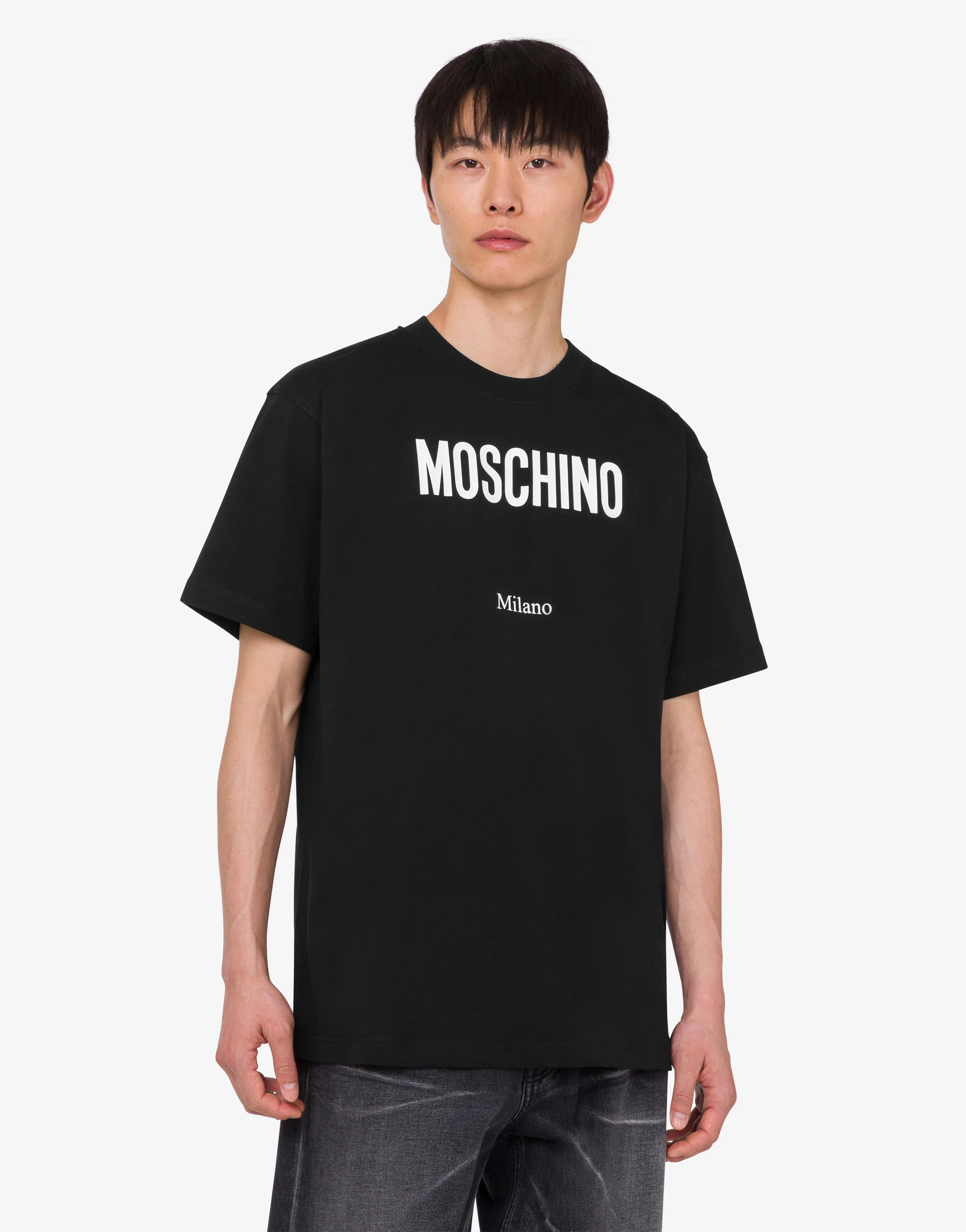 Printed organic cotton jersey T-shirt - Image 3