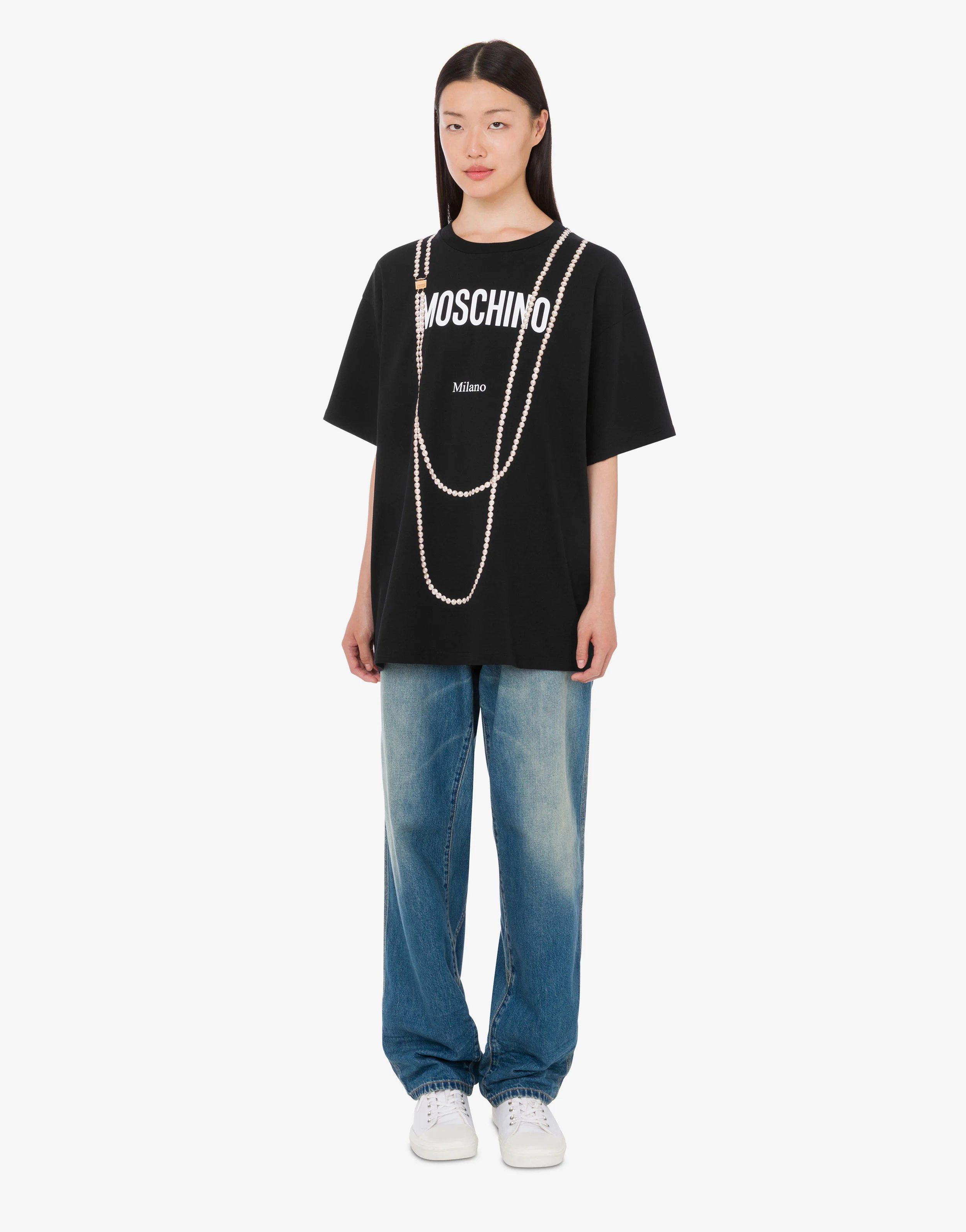 Printed organic cotton jersey T-shirt - Image 3