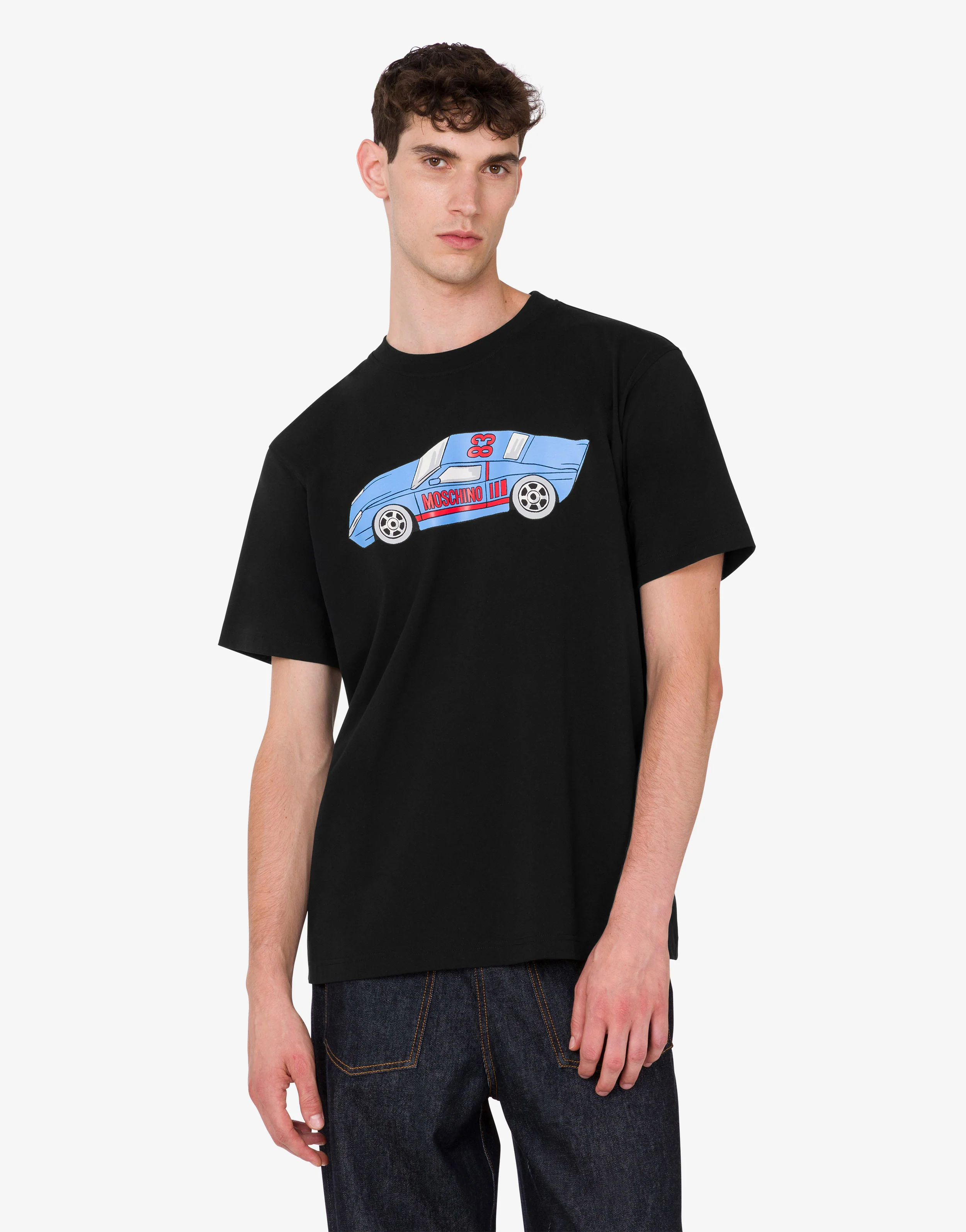 Printed organic cotton jersey T-shirt - Image 2
