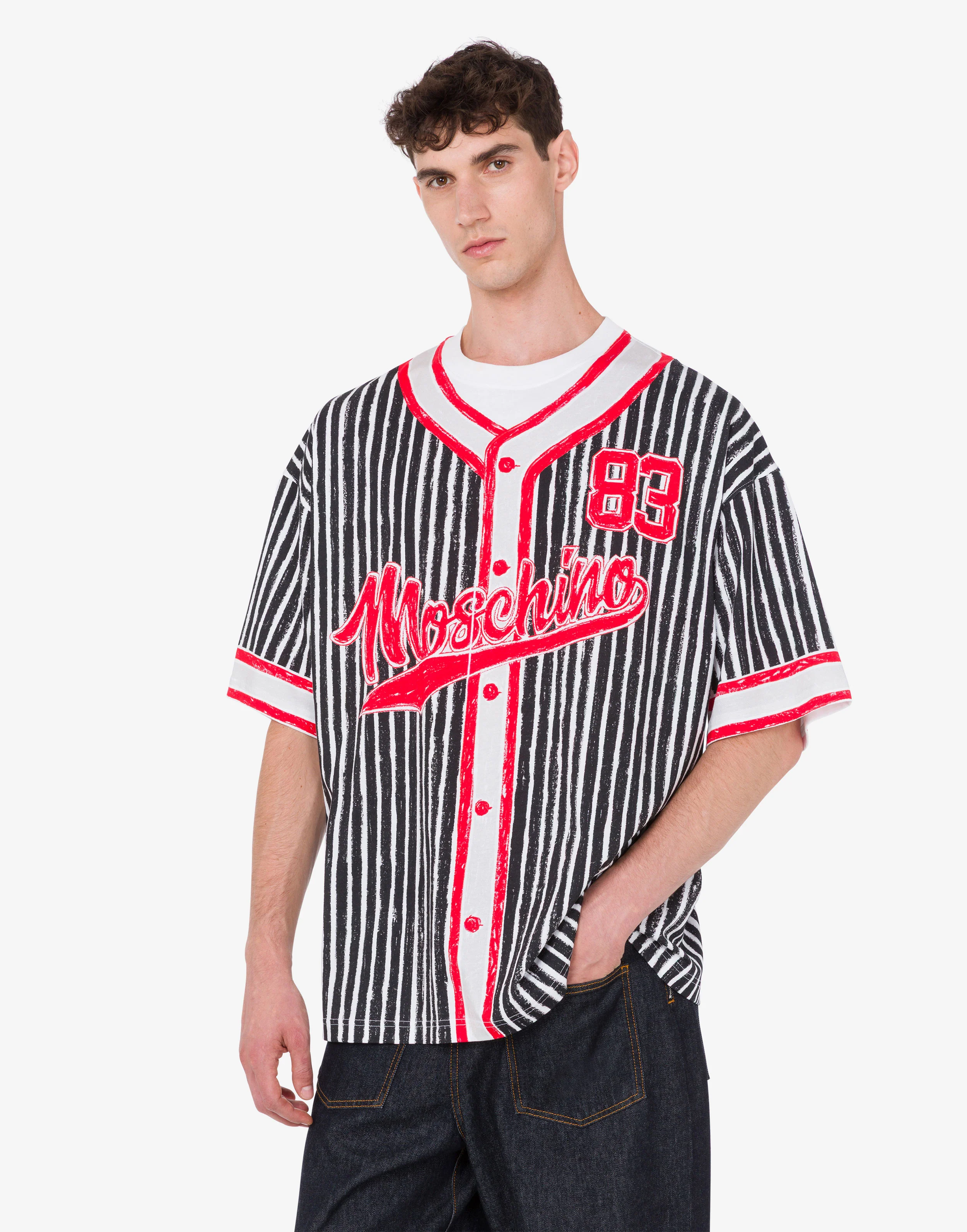Printed organic cotton jersey T-shirt - Image 2