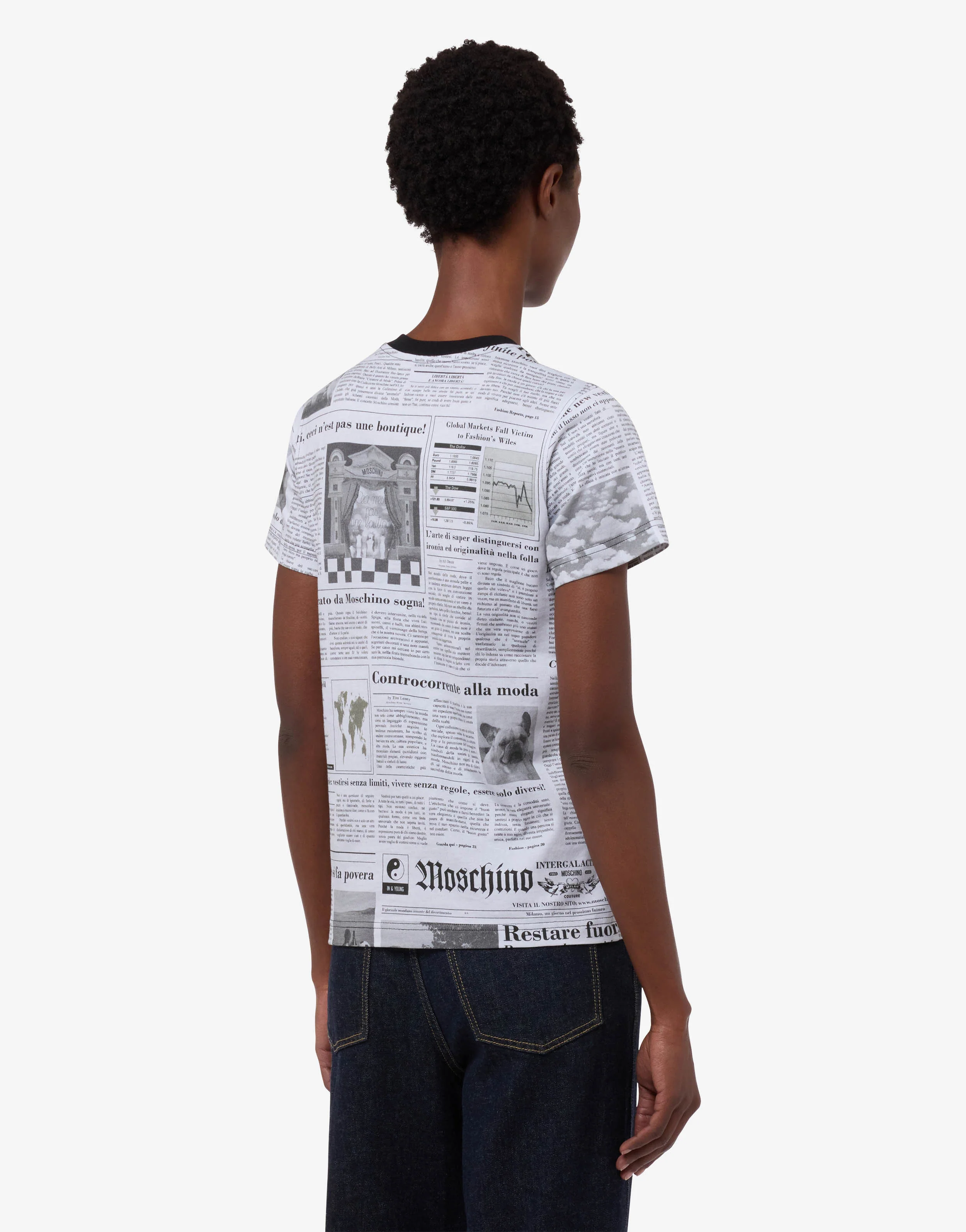Printed organic cotton jersey T-shirt - Image 2