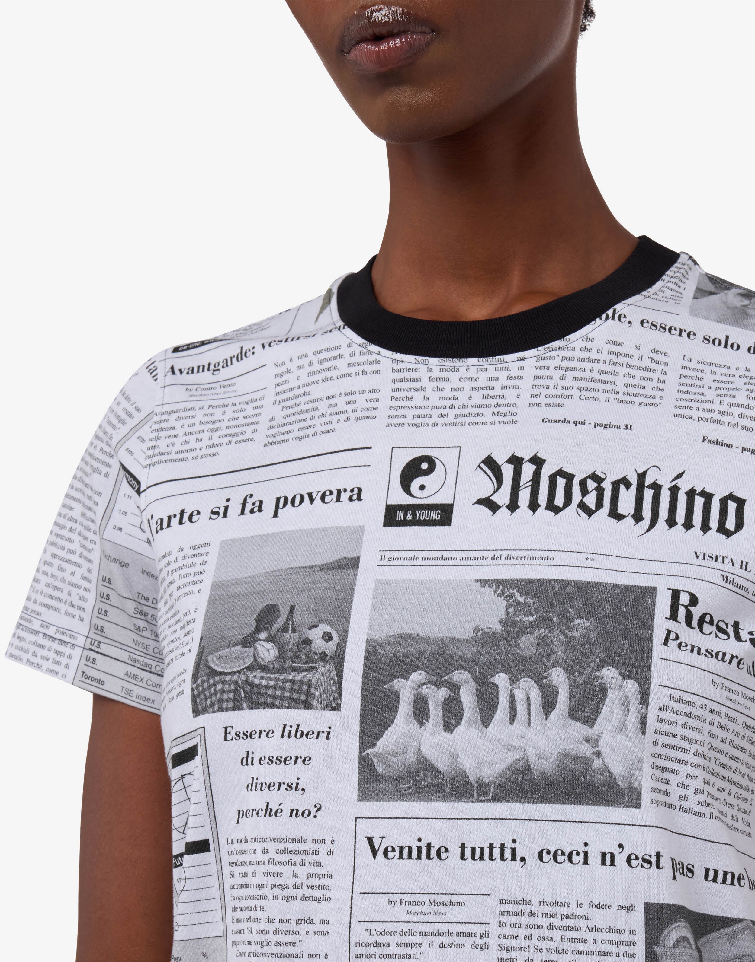 Printed organic cotton jersey T-shirt - Image 3