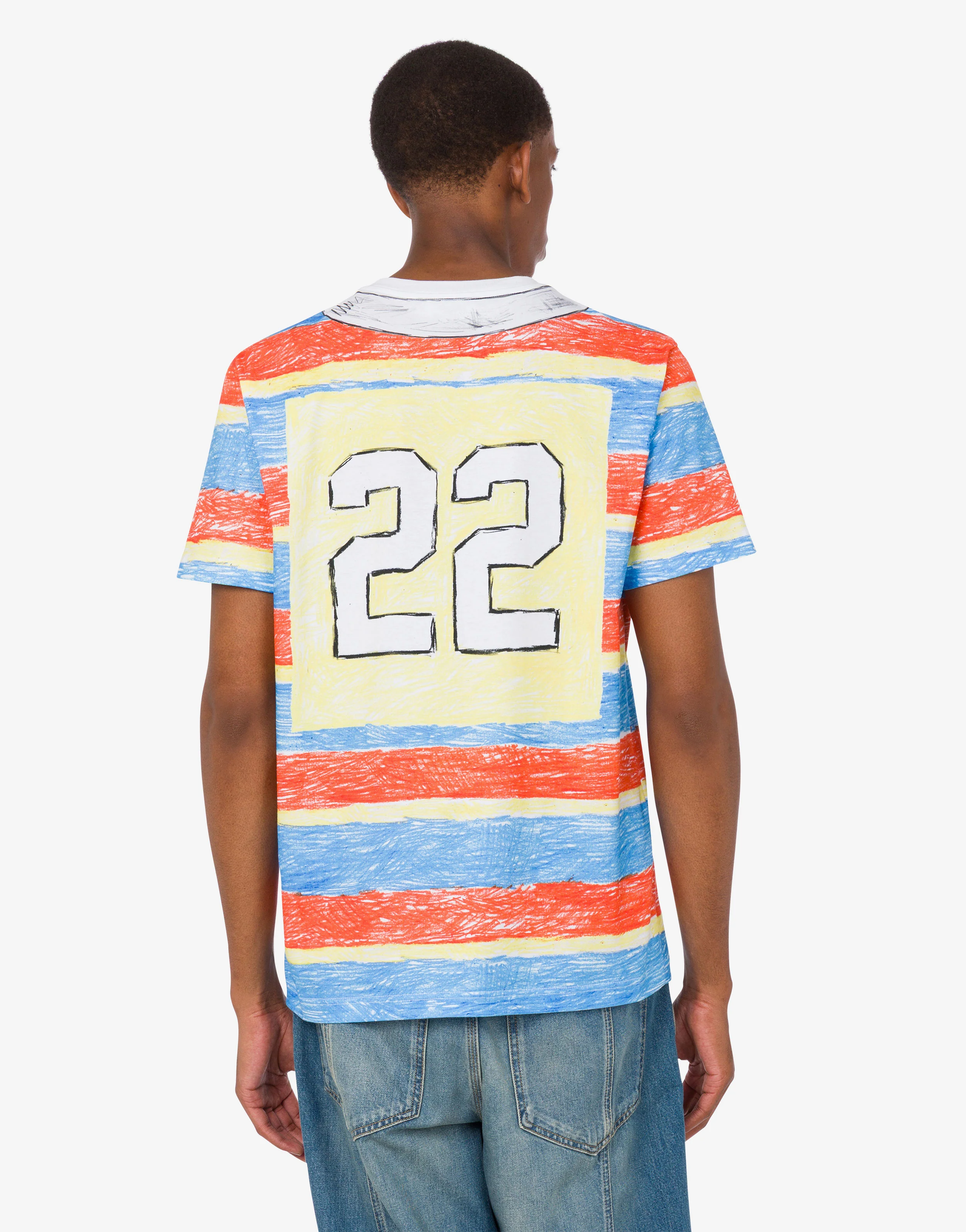 Printed organic cotton jersey T-shirt - Image 3