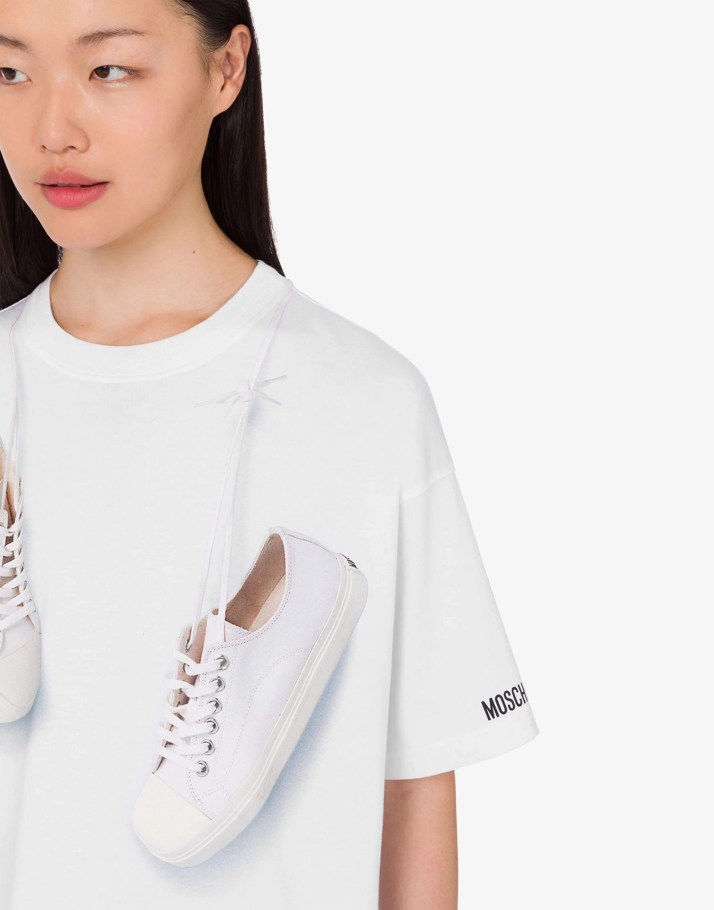Printed organic cotton jersey T-shirt - Image 2