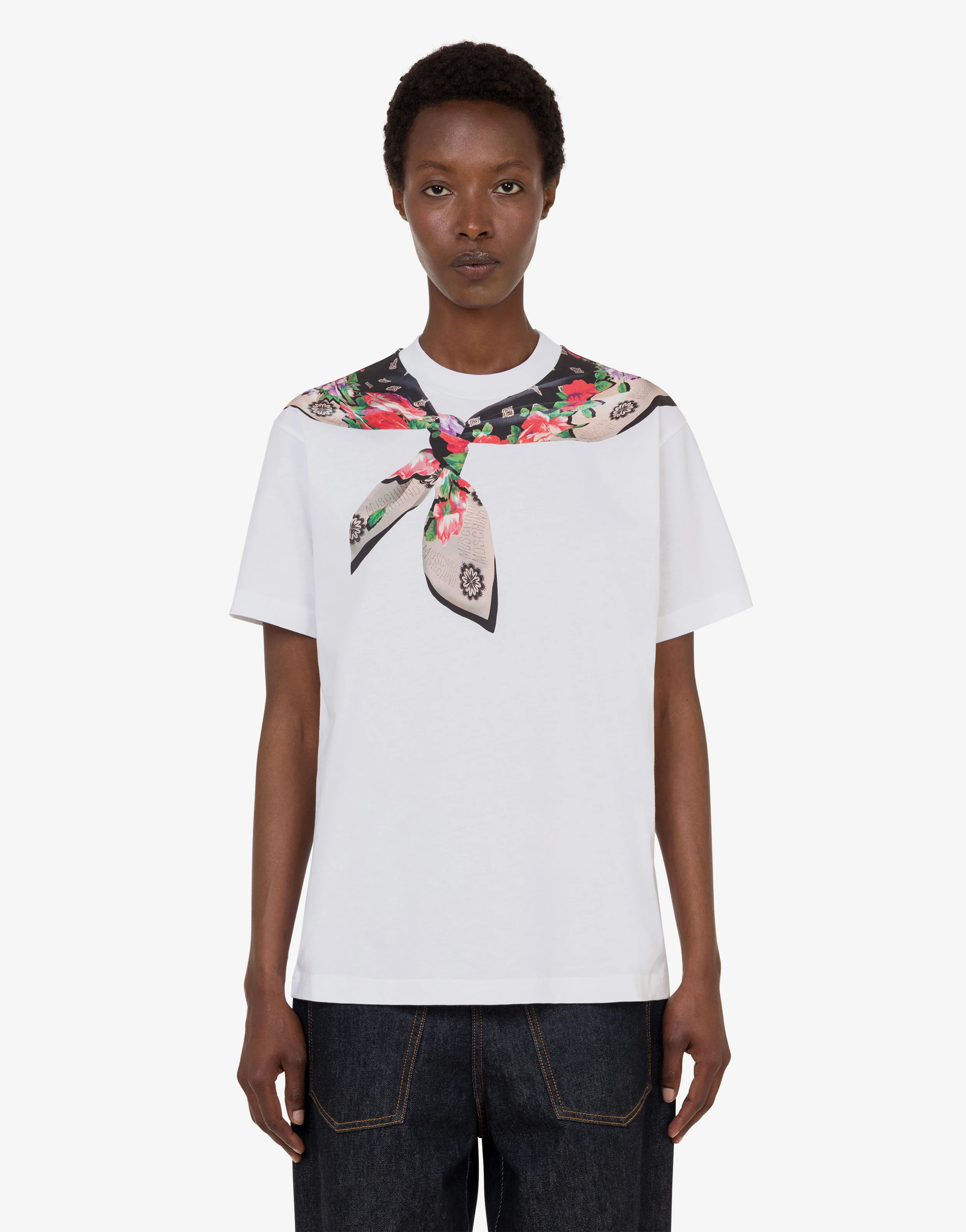Printed organic cotton jersey T-shirt - Image 3