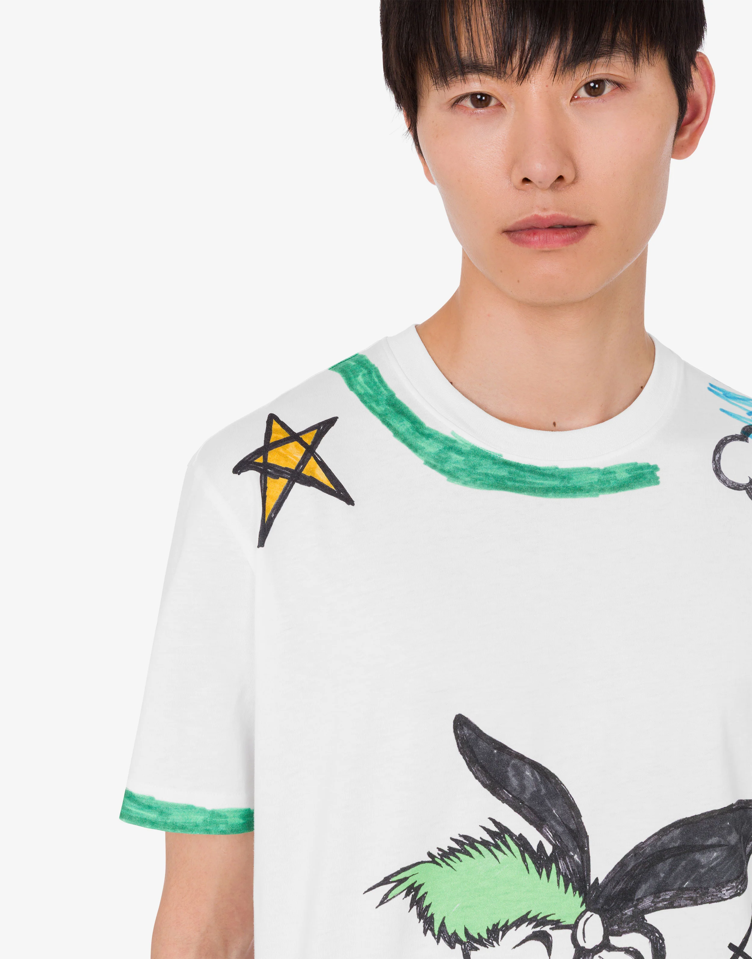 Printed organic cotton jersey T-shirt - Image 3