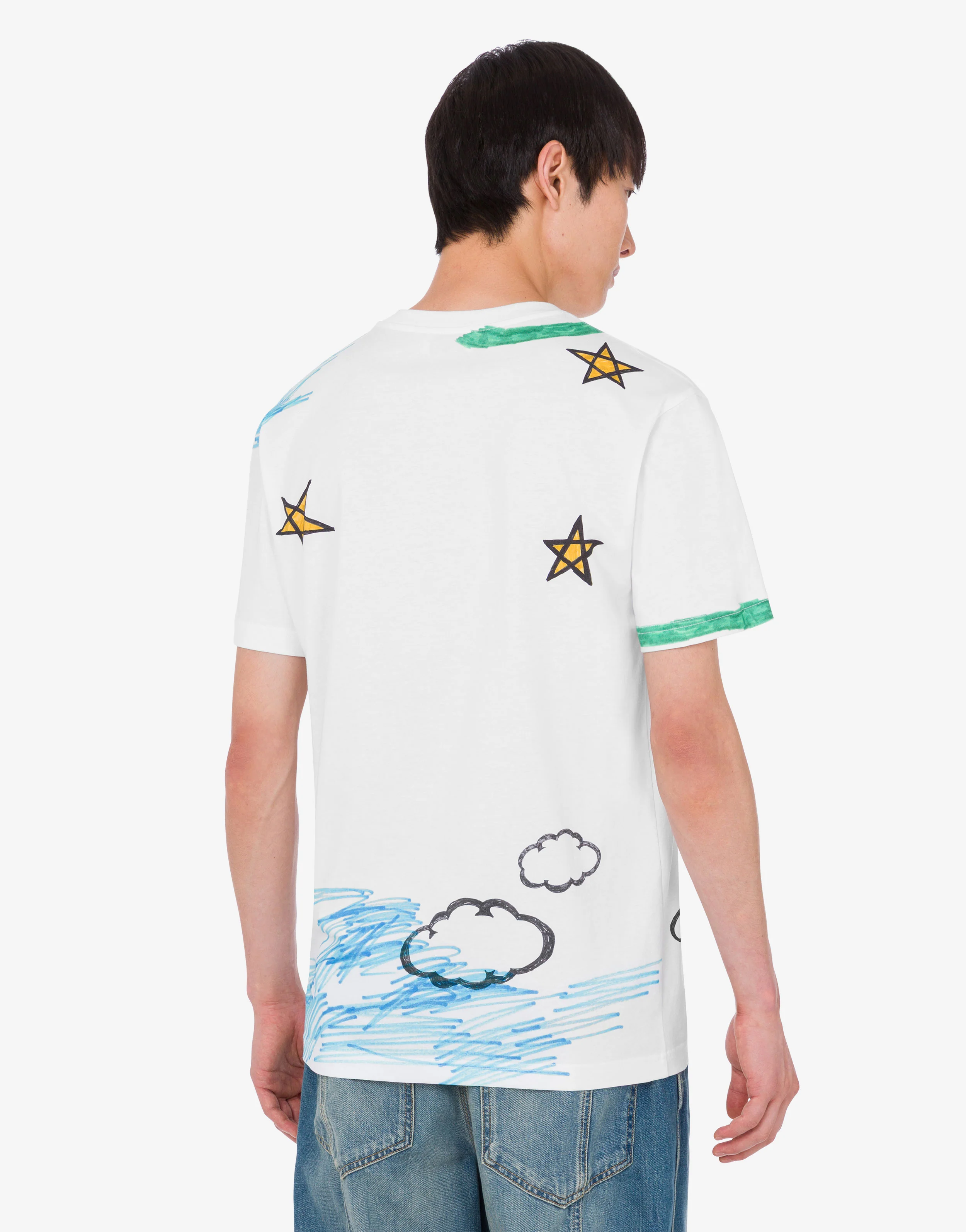 Printed organic cotton jersey T-shirt - Image 4