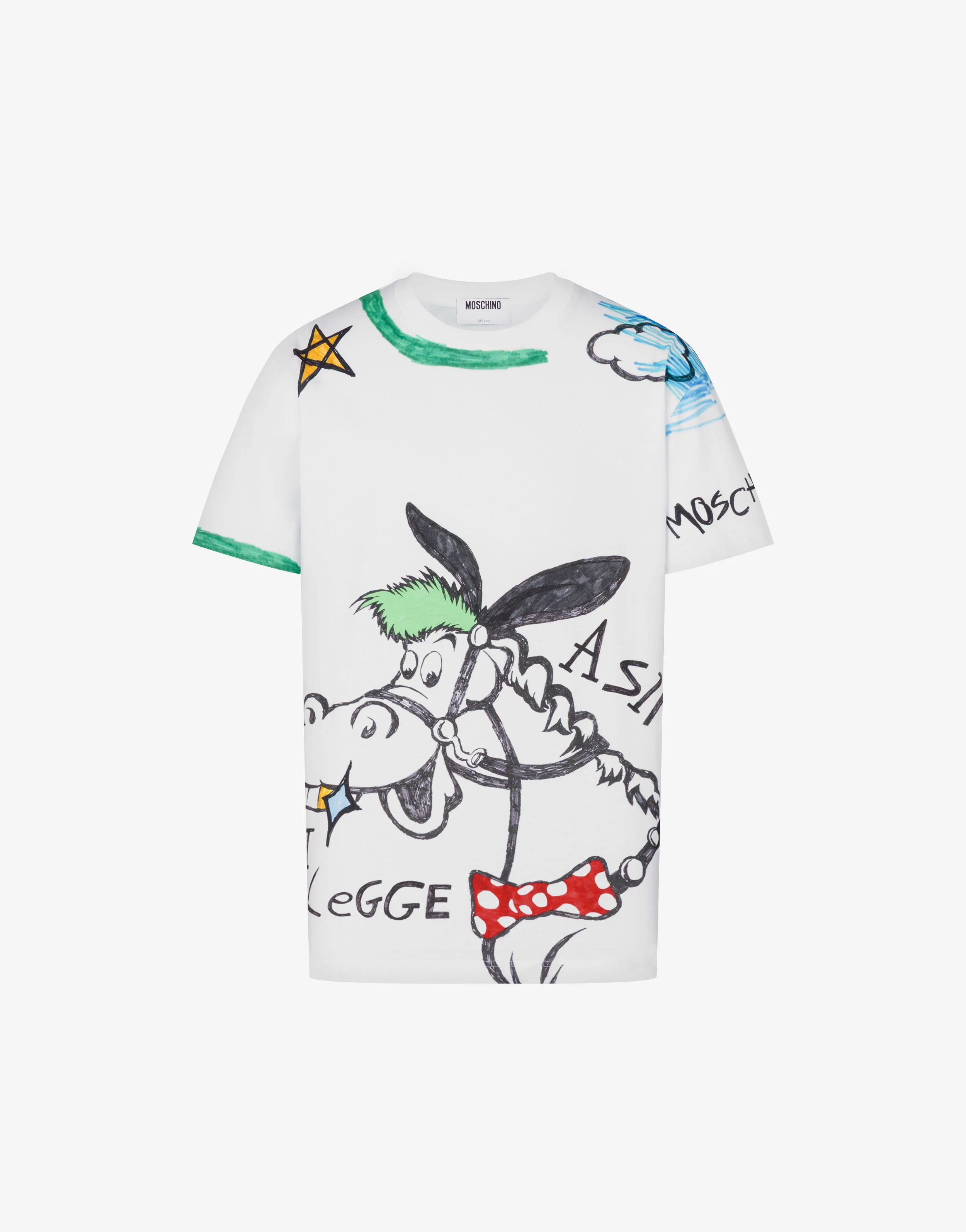 Printed organic cotton jersey T-shirt - Image 5