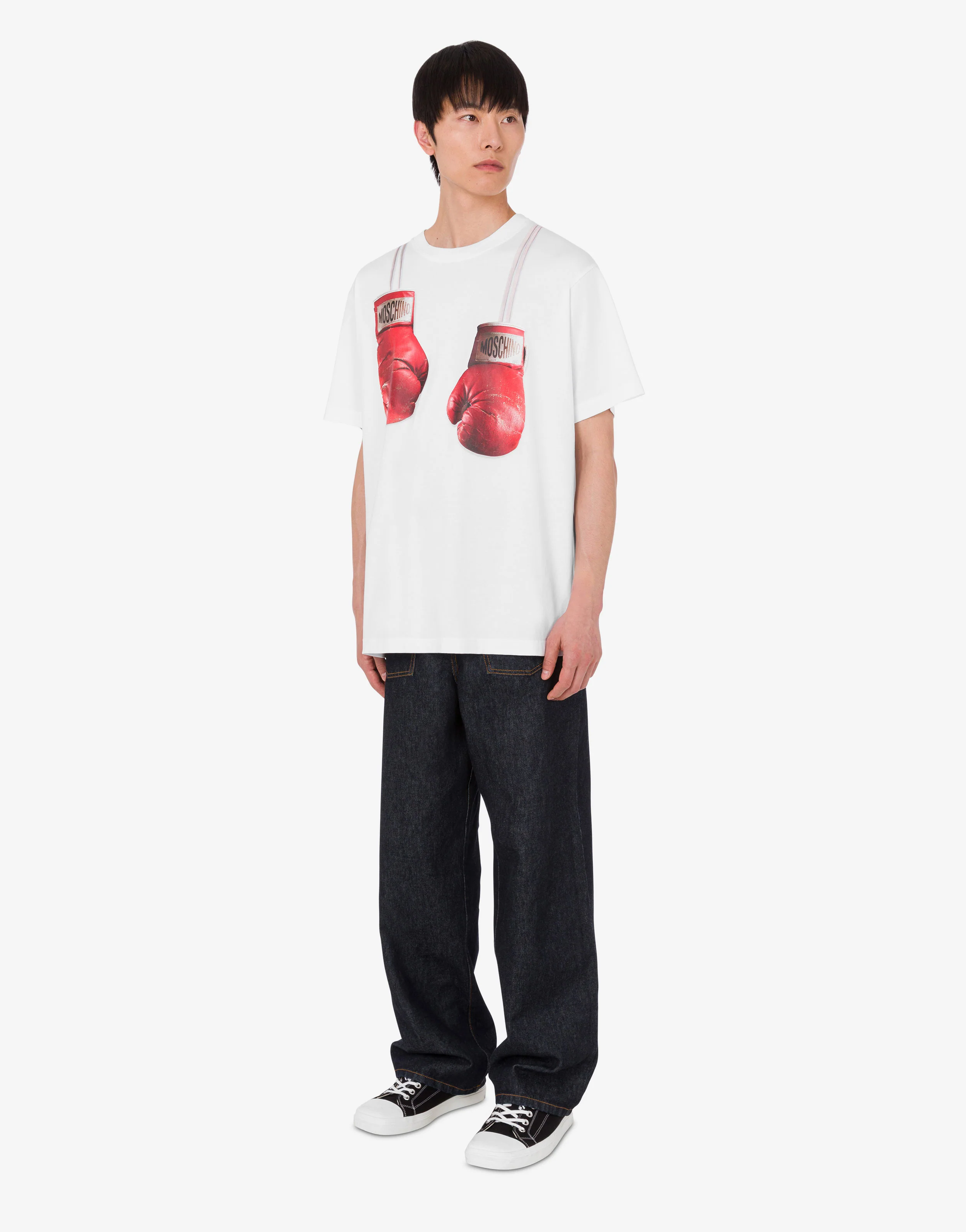 Printed organic cotton jersey T-shirt - Image 2