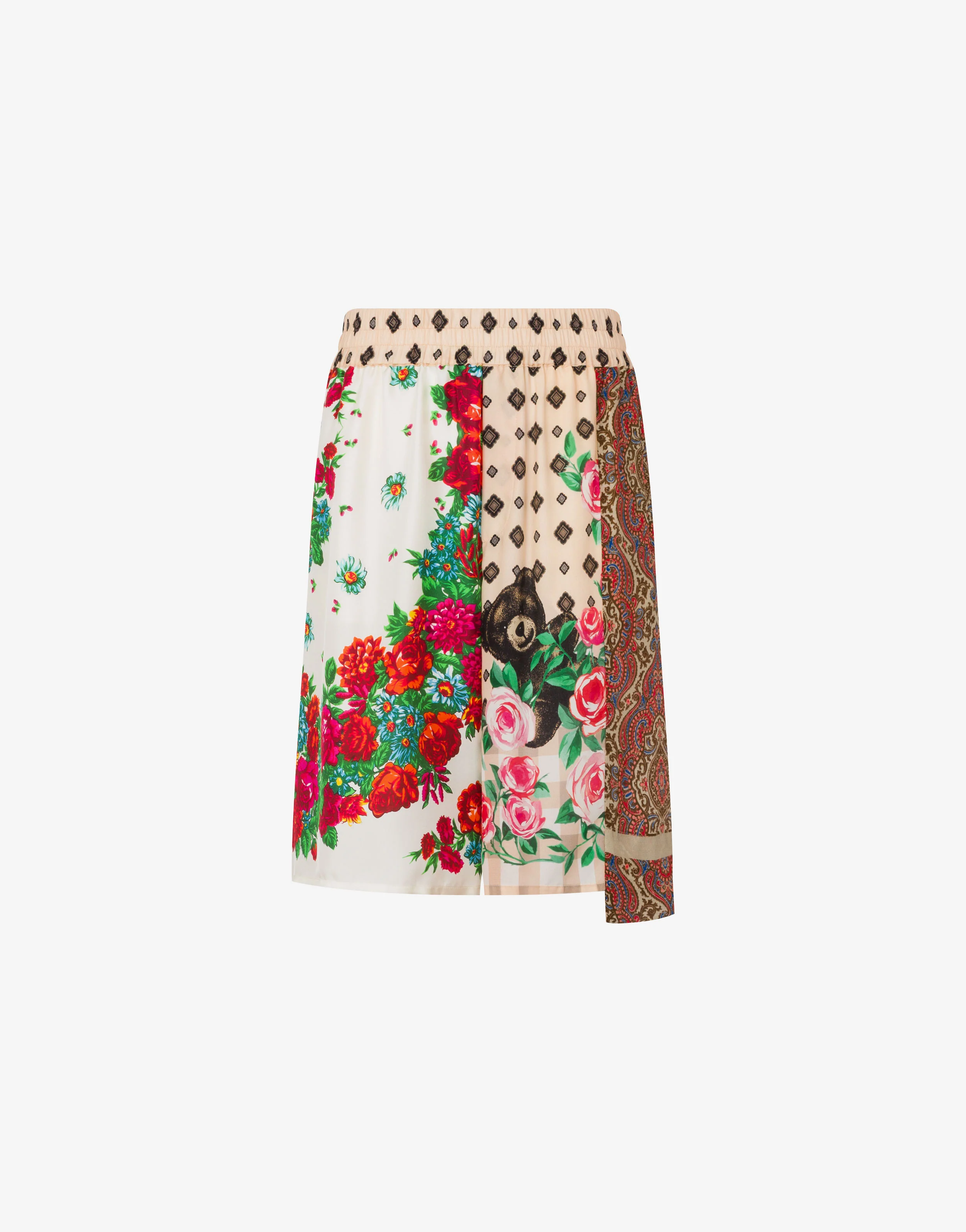 Printed silk Bermuda shorts - Image 5