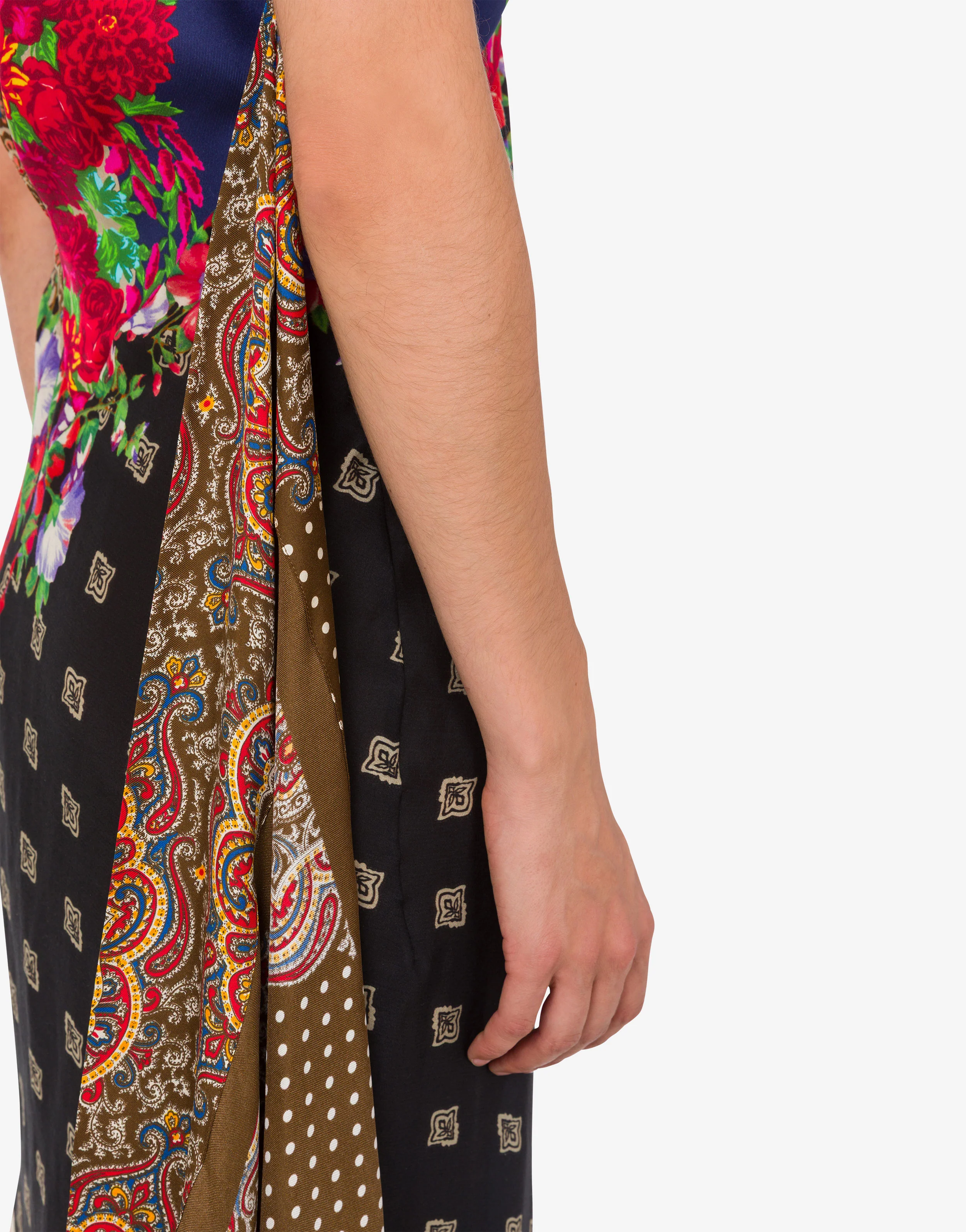 Printed silk dress - Image 3
