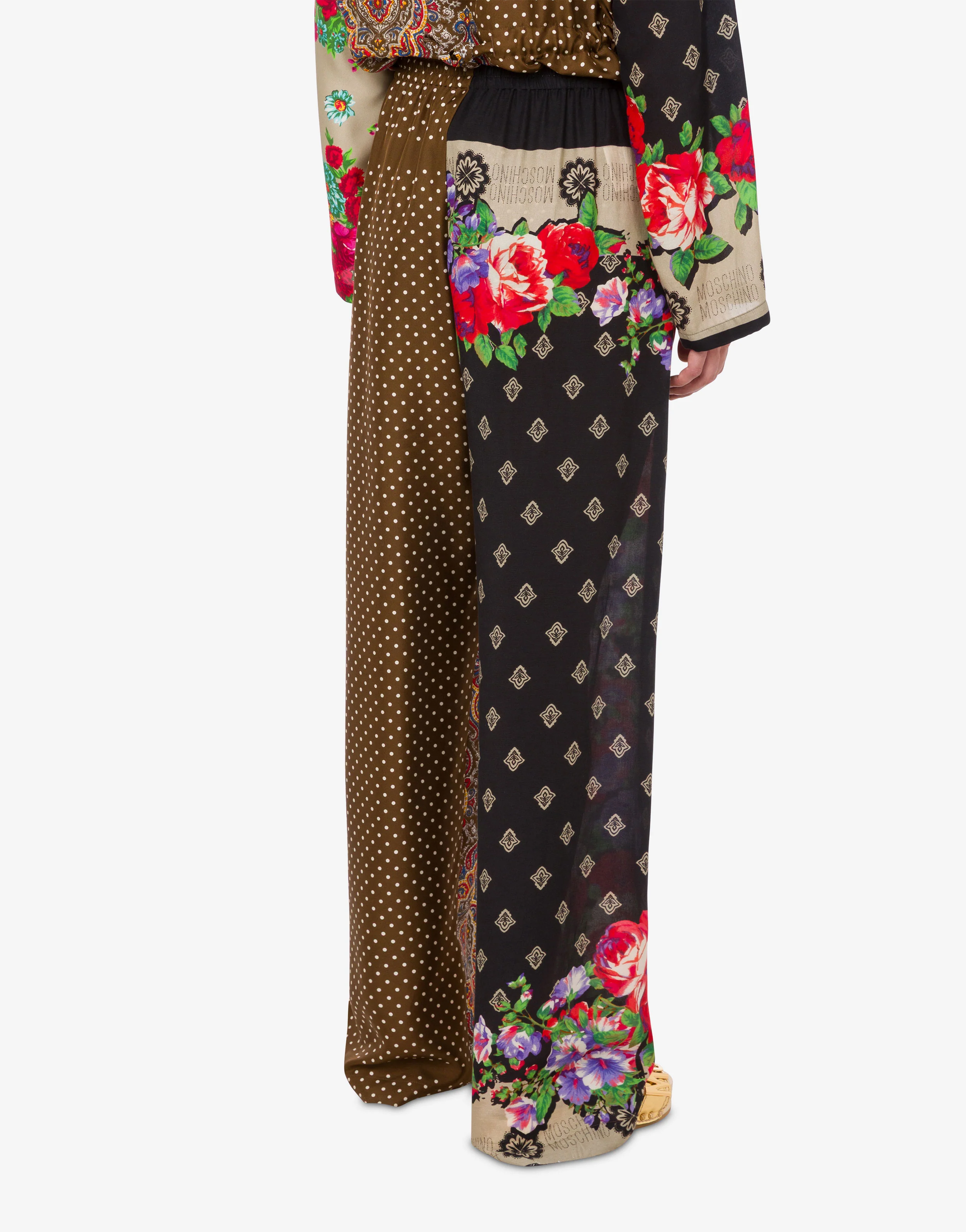 Printed silk pants - Image 3