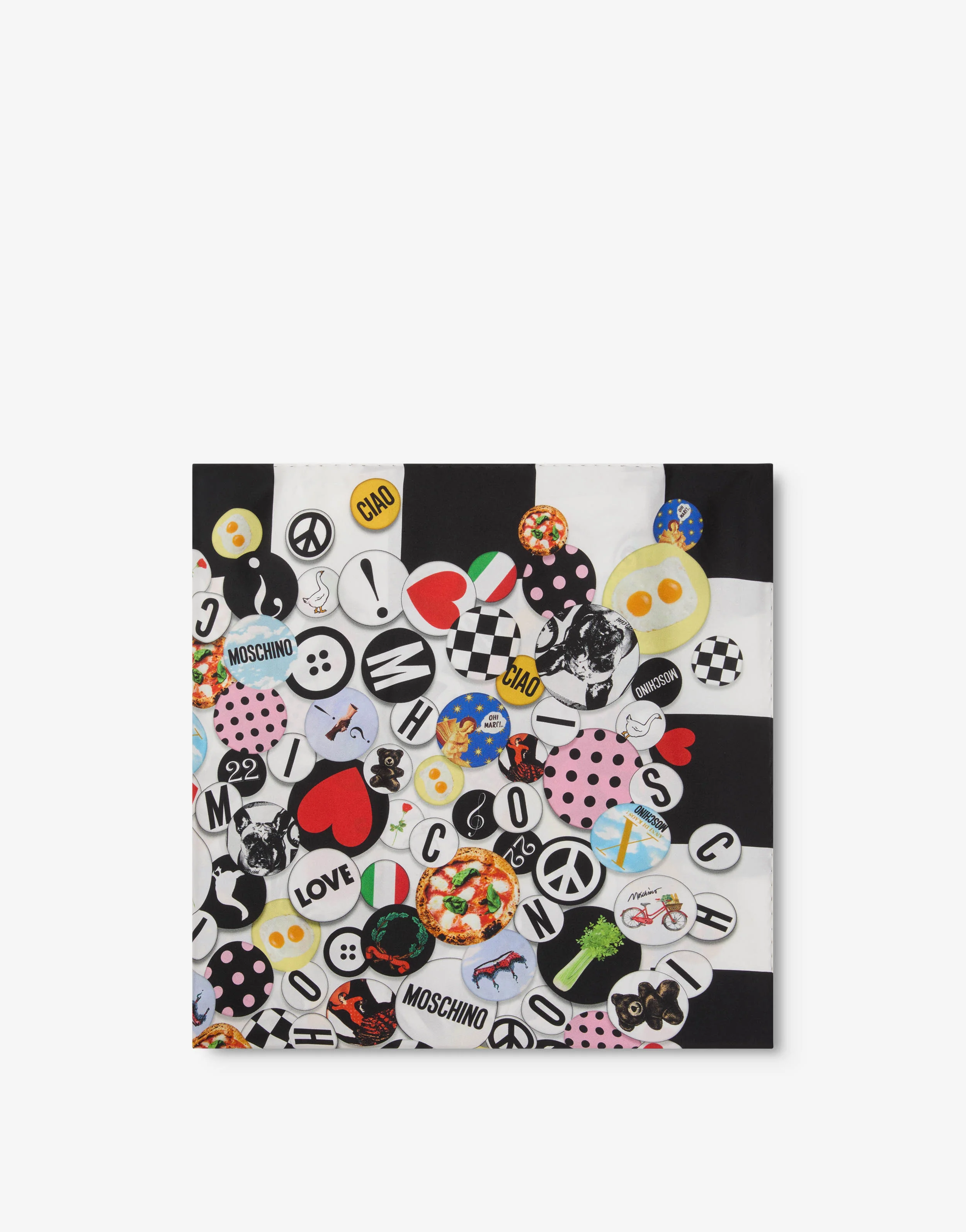 Printed silk scarf - Image 2