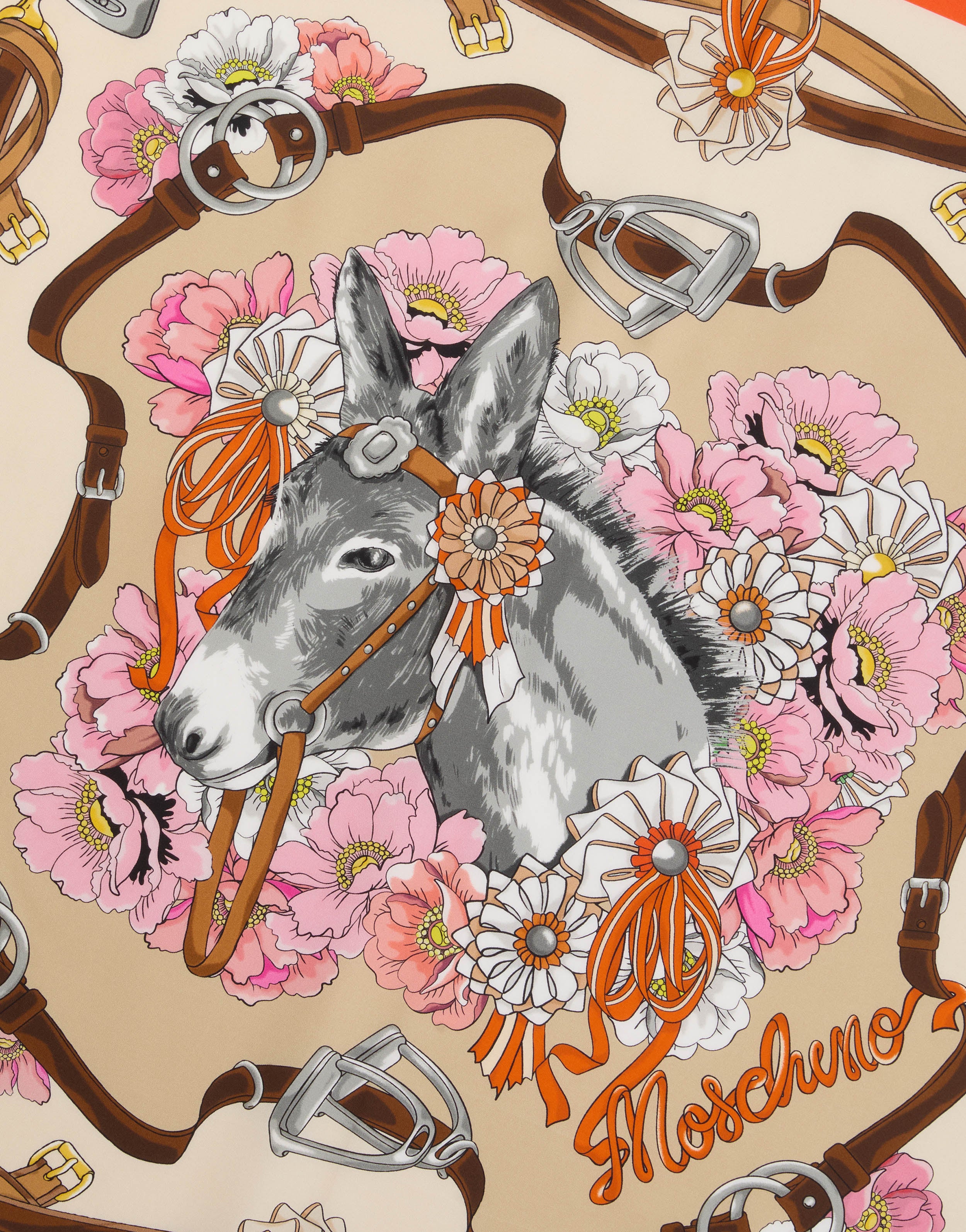 Printed silk scarf - Image 3