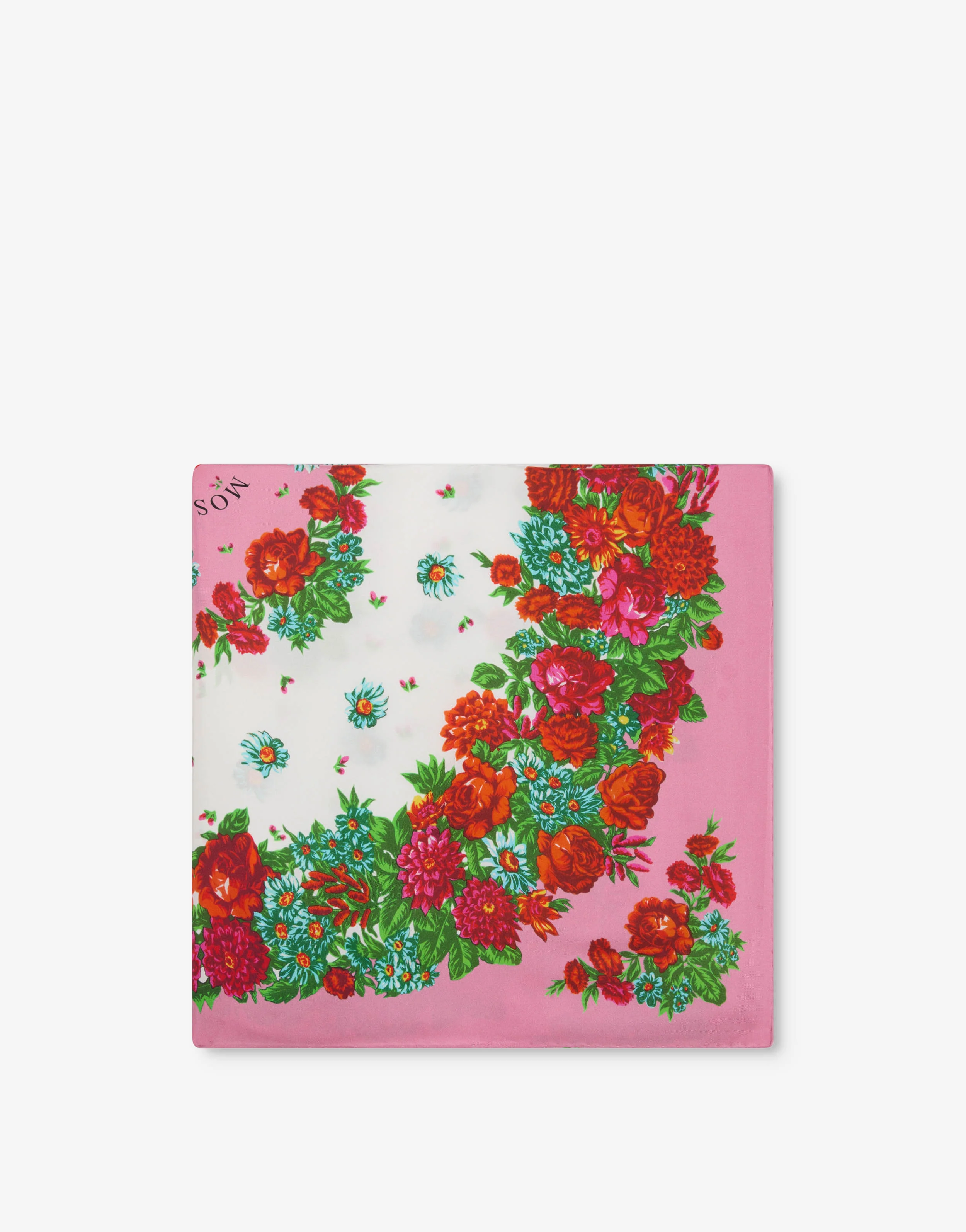 Printed silk scarf - Image 2