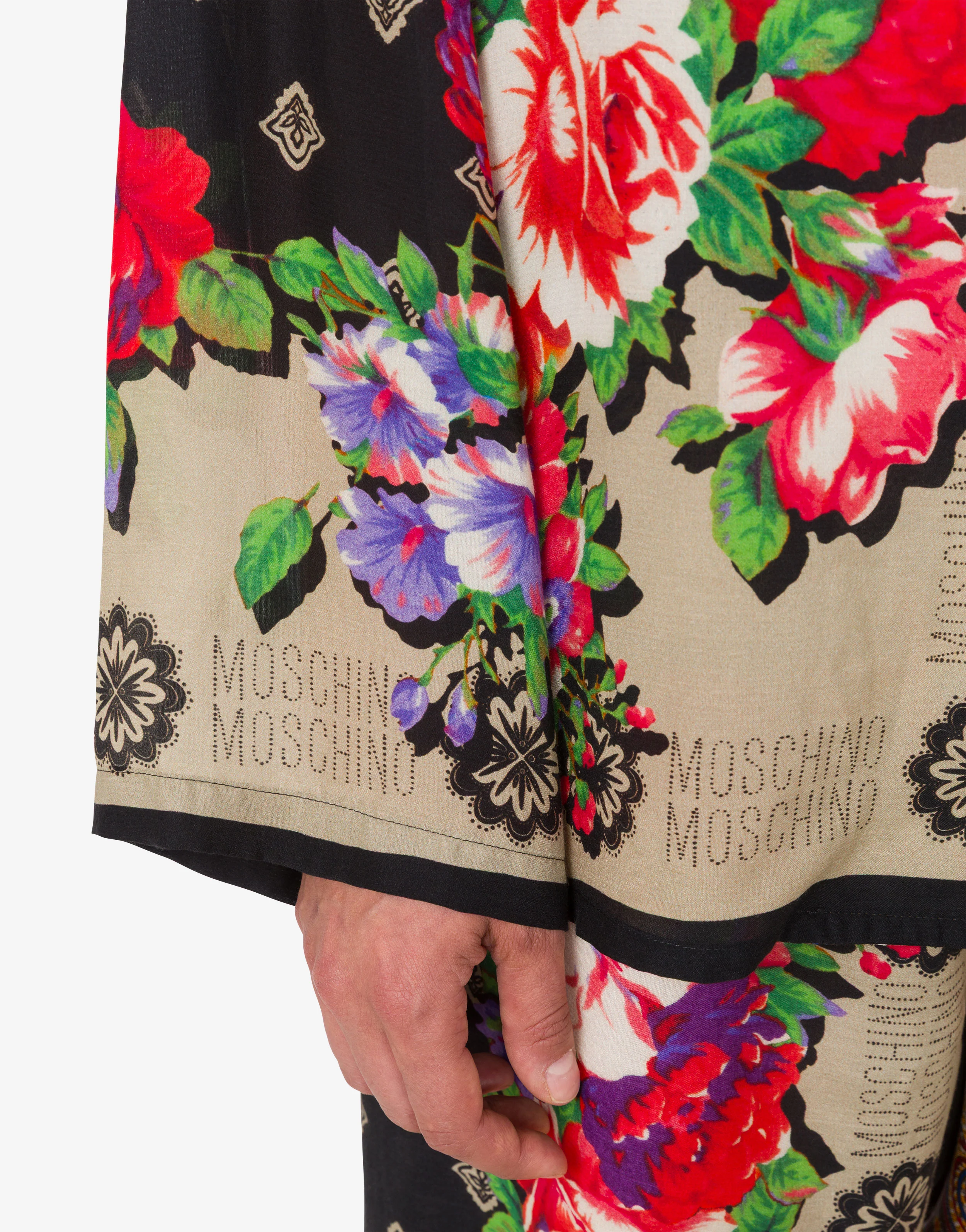 Printed silk shirt - Image 2