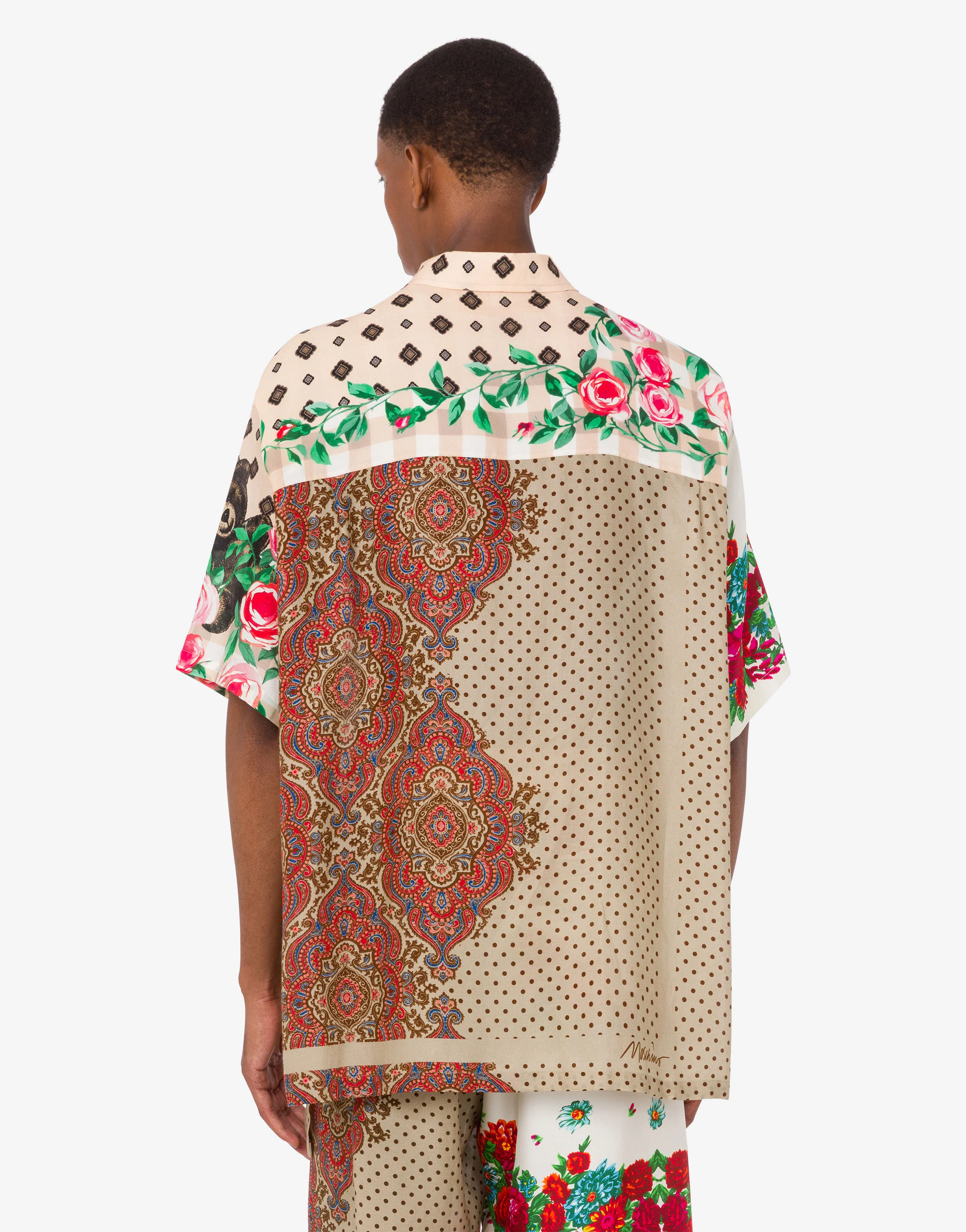 Printed silk shirt - Image 3