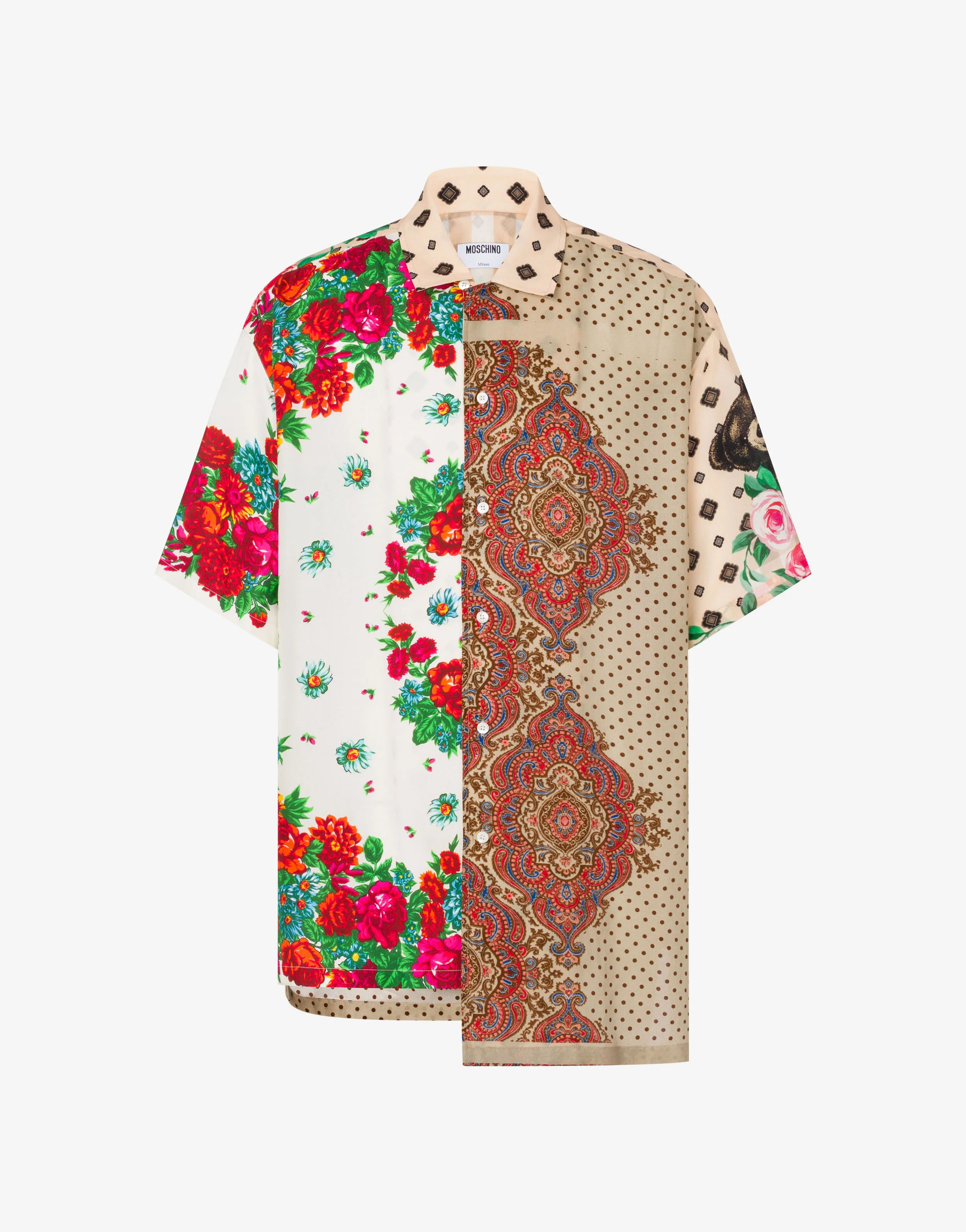 Printed silk shirt - Image 4