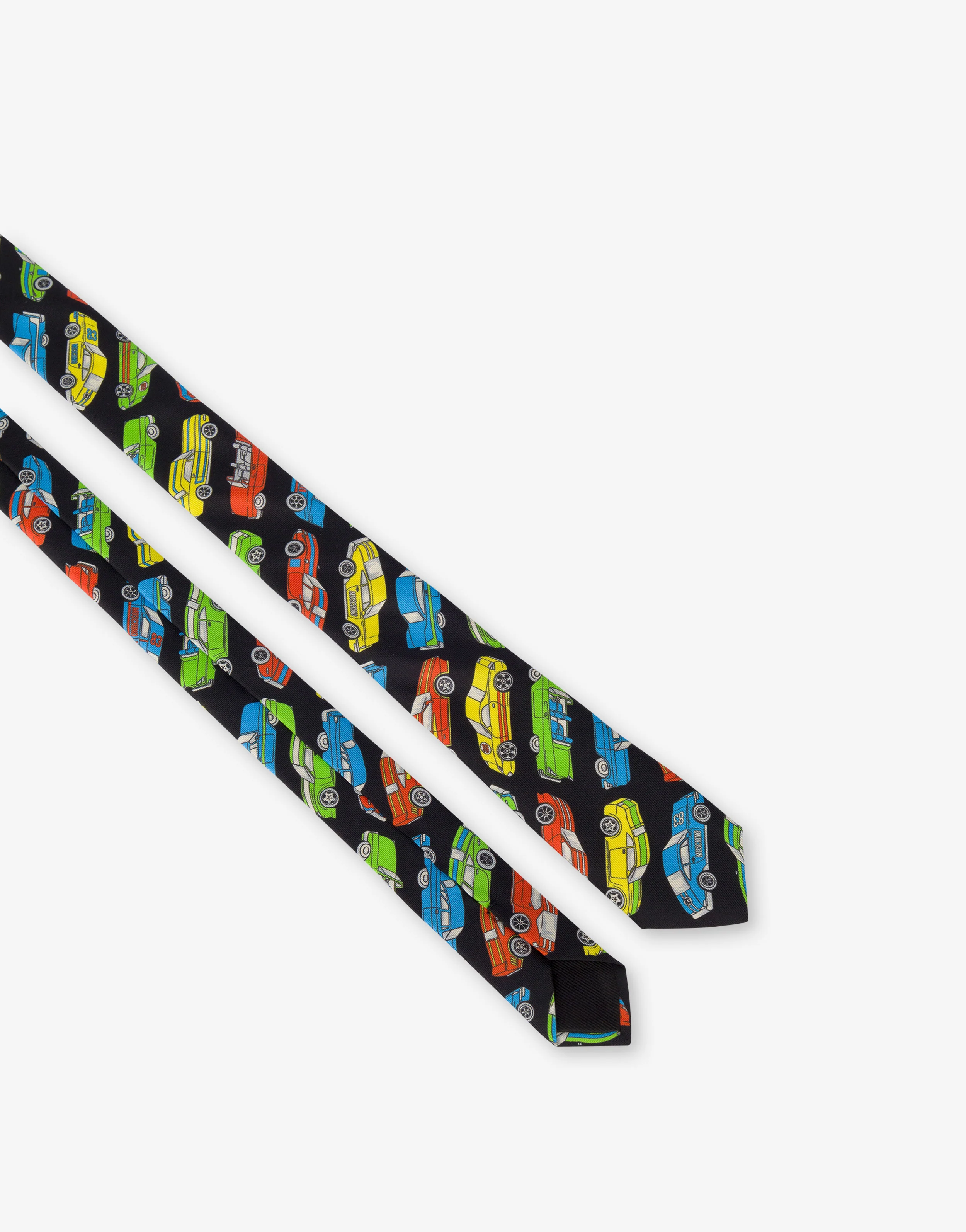 Printed silk tie - Image 2
