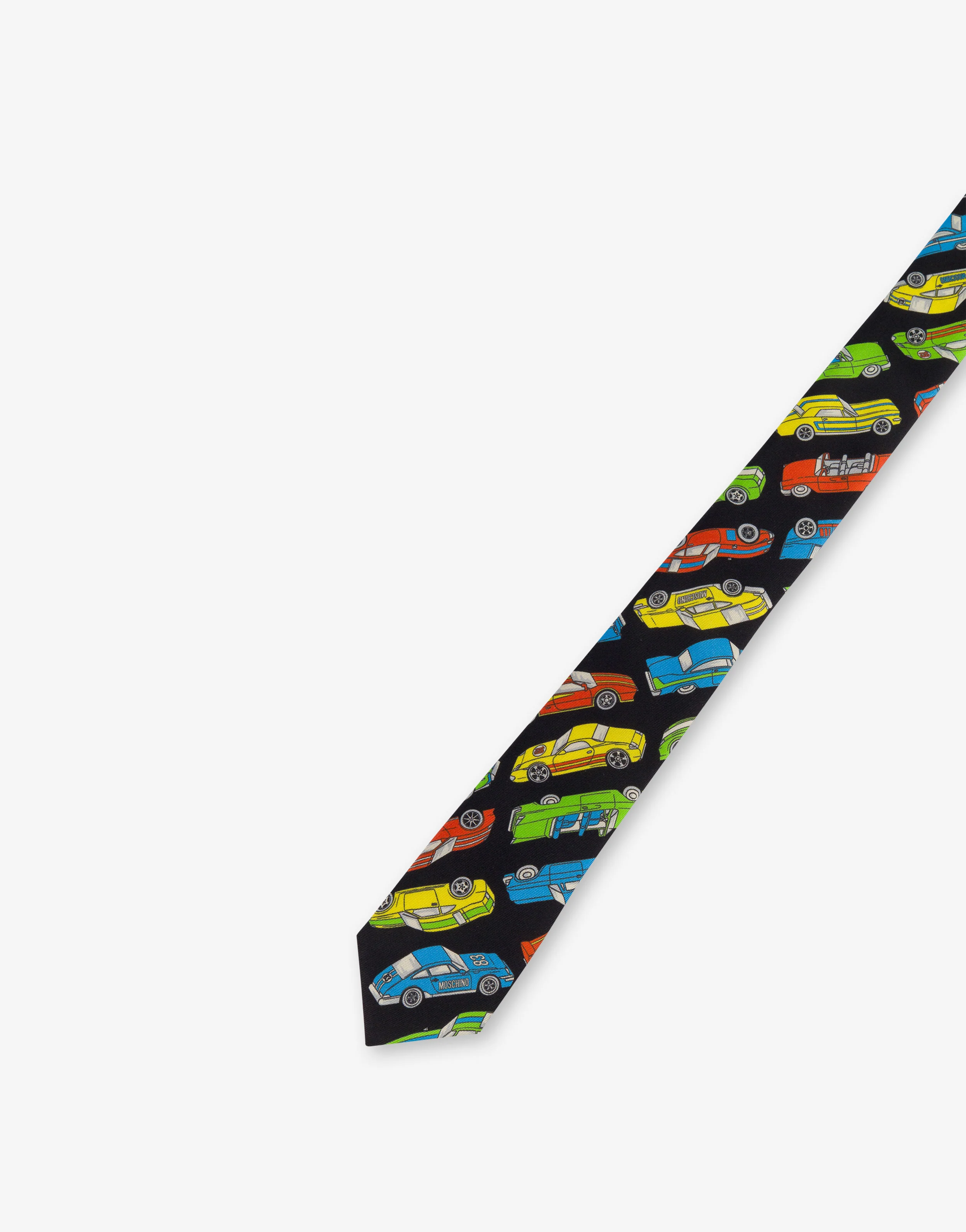 Printed silk tie - Image 3