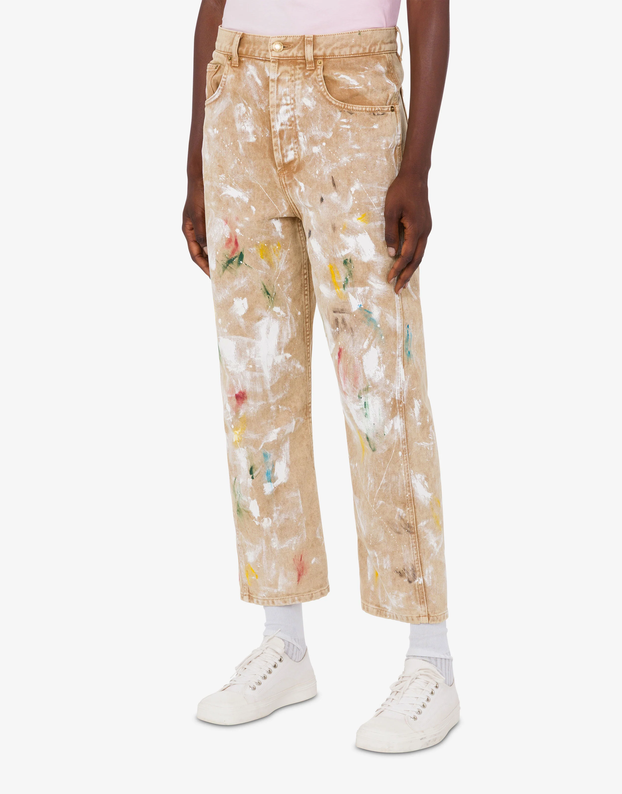 Printed stretch cotton bull pant - Image 3