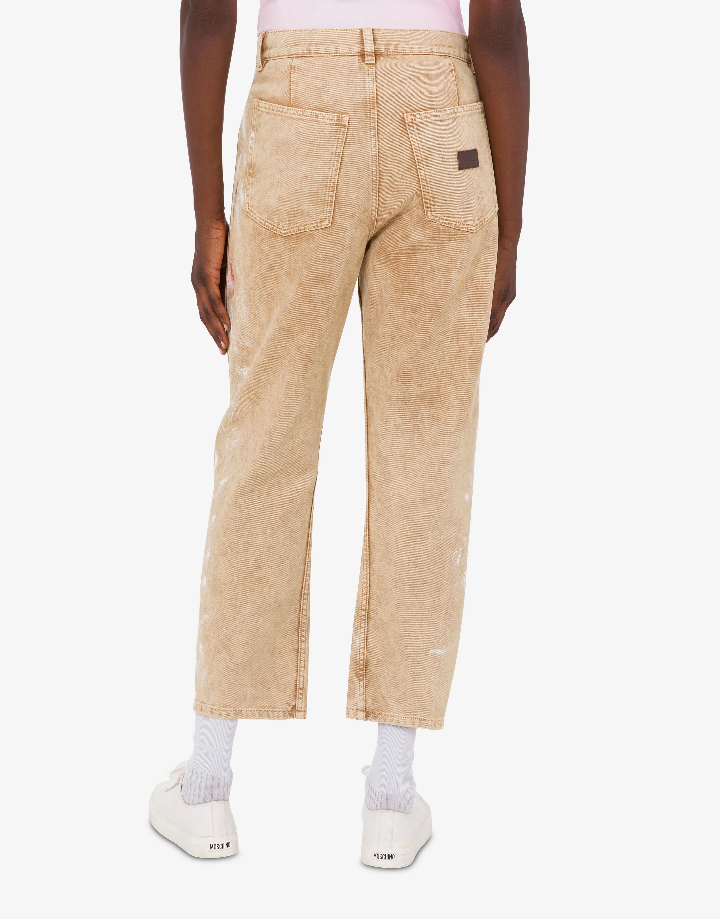 Printed stretch cotton bull pant - Image 4