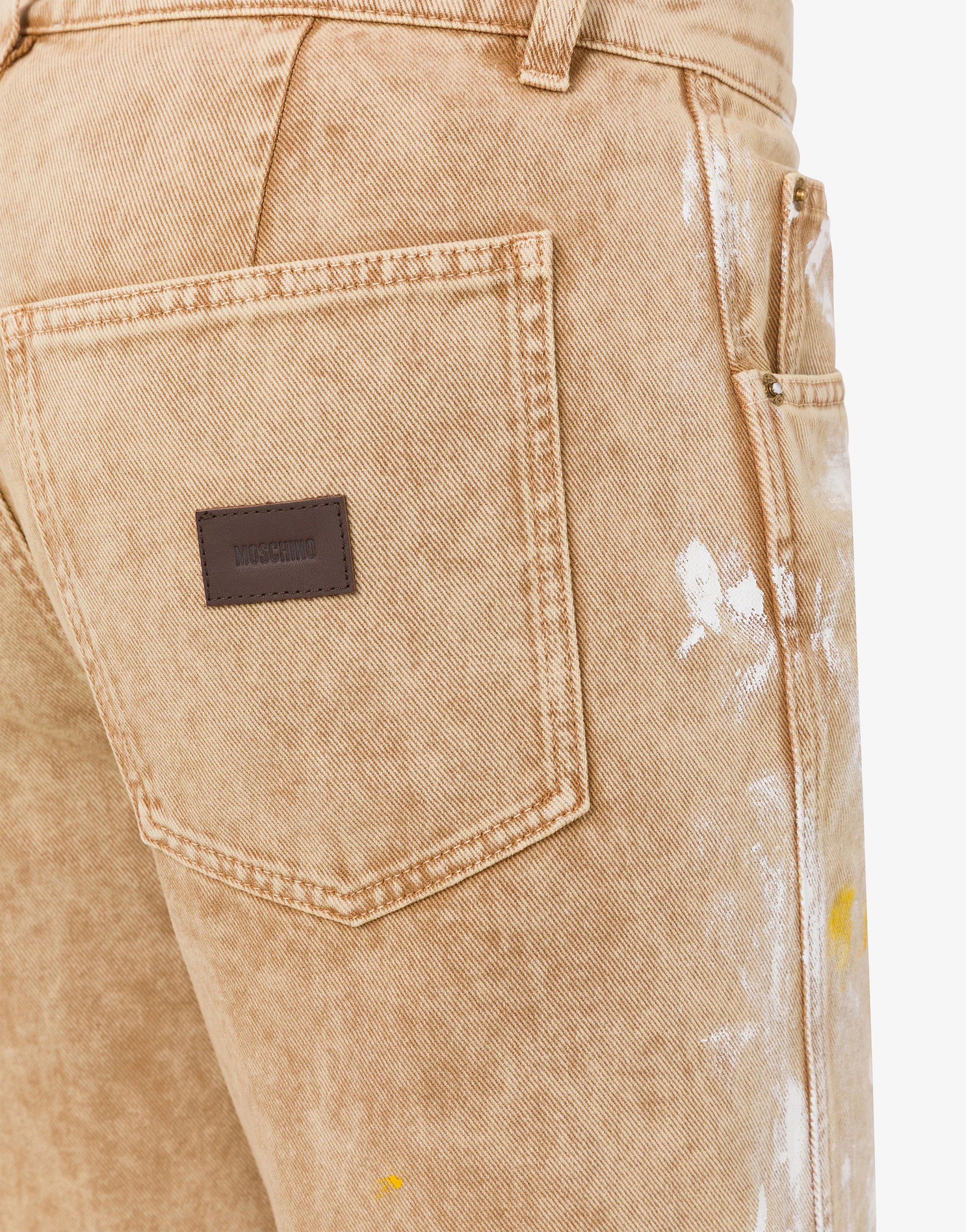 Printed stretch cotton bull pant - Image 5